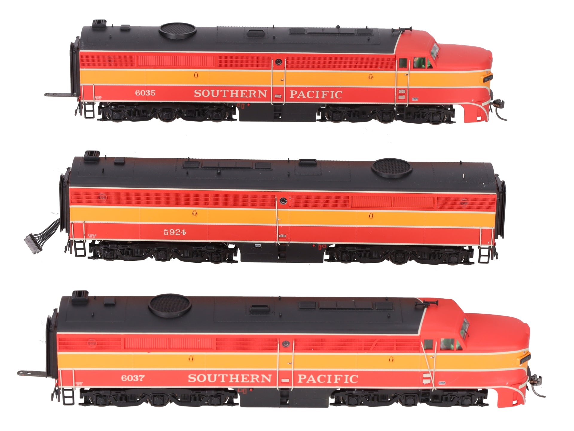 Precision Craft Models 351 HO Scale Southern Pacific Alco PA/PB/PA Daylight Set EX/Box