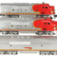 Lionel 2343 Vintage O Santa Fe F3 ABA Diesel Locomotive Set VG/Box