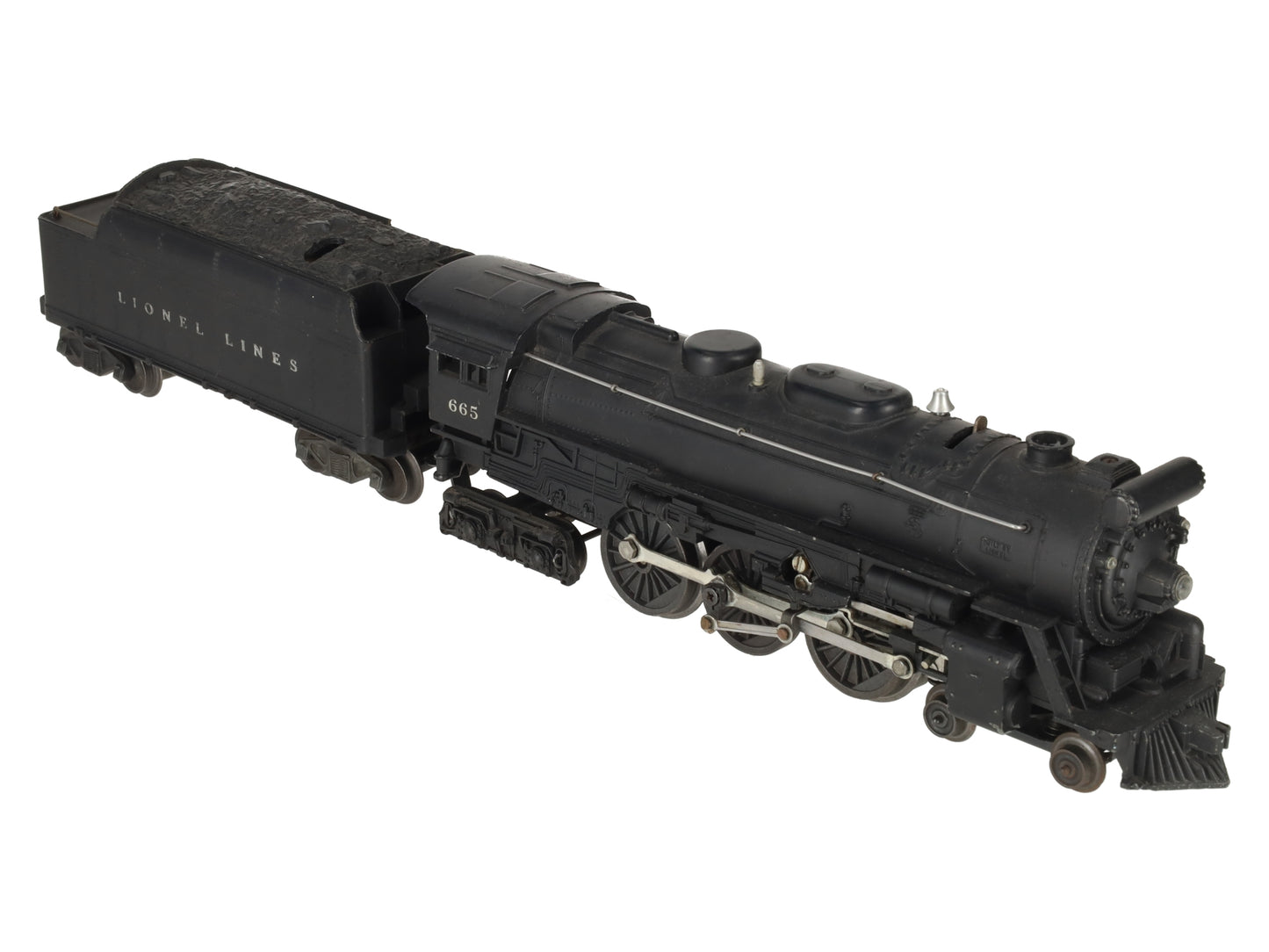 Lionel 665 Vintage O 4-6-4 Die-Cast Steam Locomotive W/6466W Tender VG