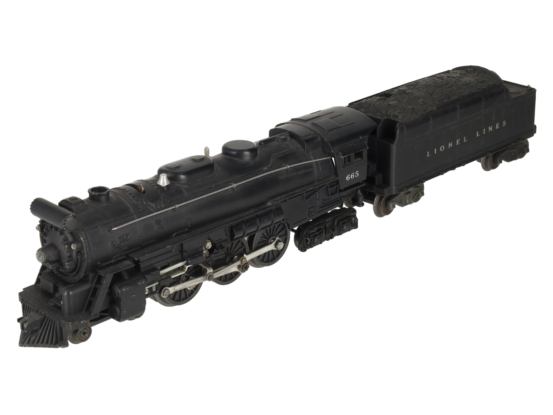 Lionel 665 Vintage O 4-6-4 Die-Cast Steam Locomotive W/6466W Tender VG