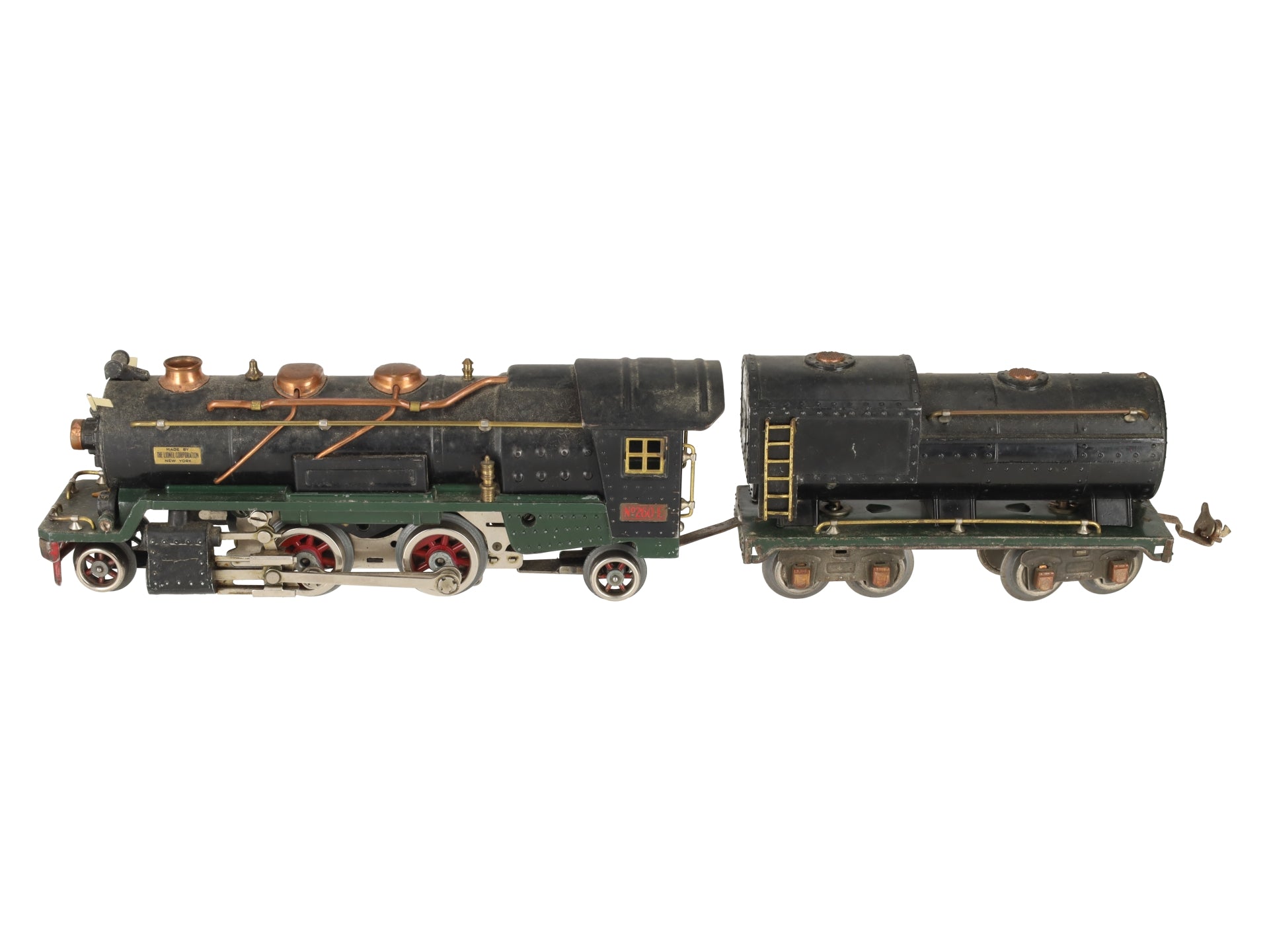 Lionel 260E Vintage O Prewar 2-4-2 Tinplate Steam Locomotive w/ 260T Tender