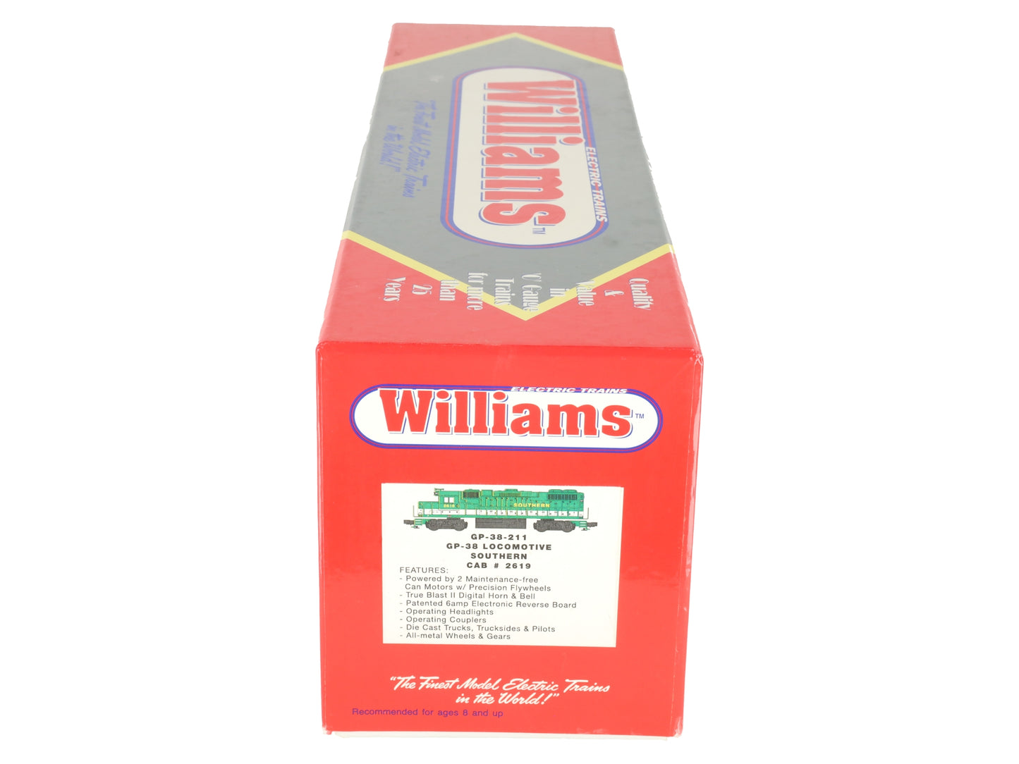 Williams GP-38-211 O Gauge Southern GP-38 Diesel Engine #2619 EX/Box