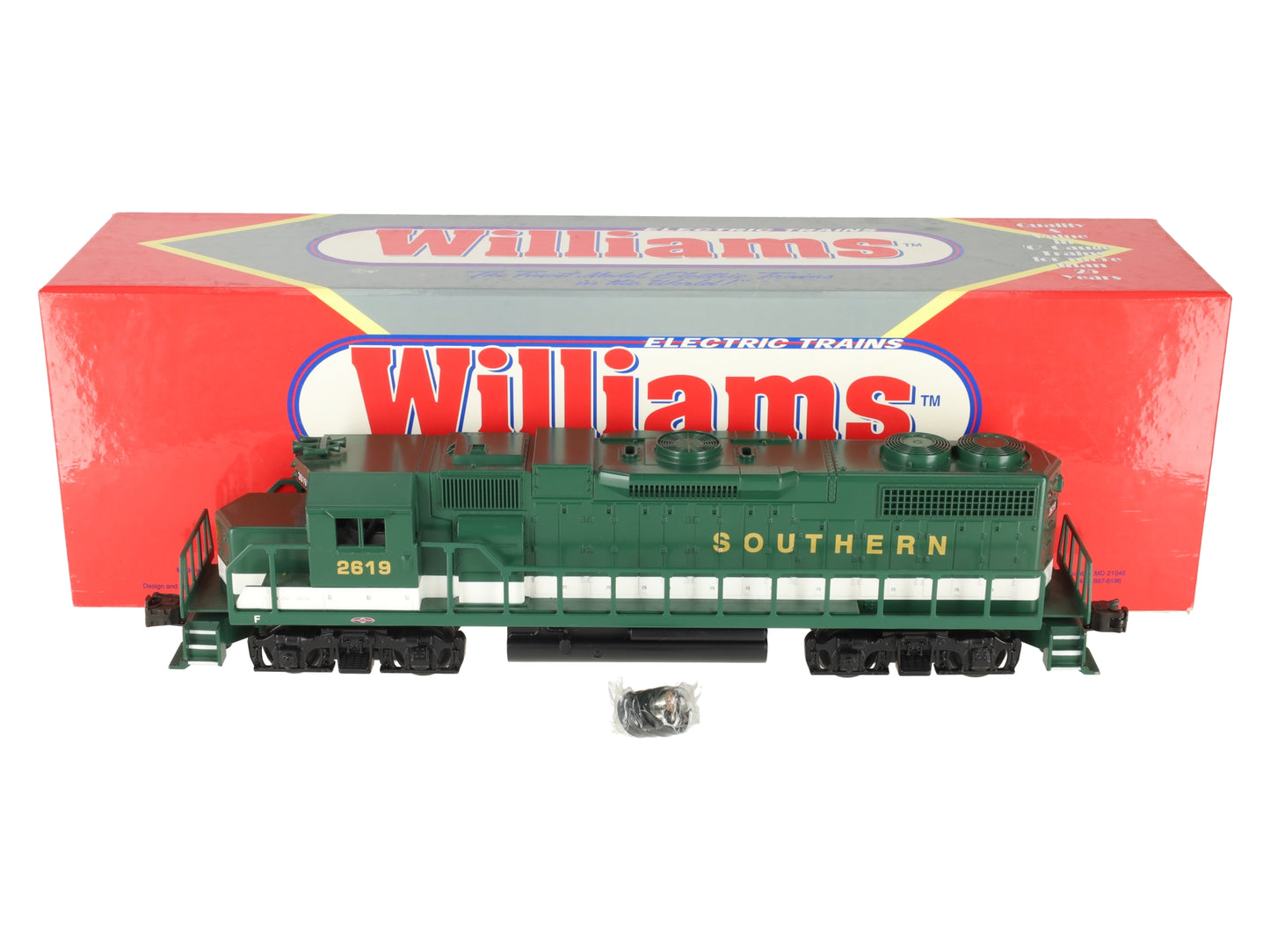 Williams GP-38-211 O Gauge Southern GP-38 Diesel Engine #2619 EX/Box