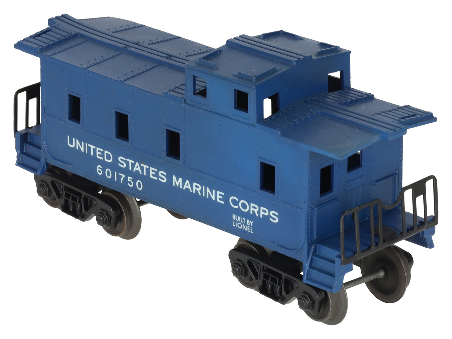 Lionel 6017-50 Vintage O USMC Blue Caboose VG