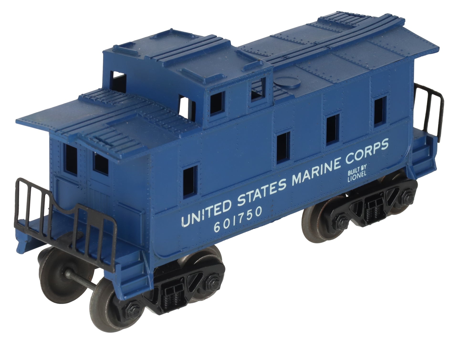 Lionel 6017-50 Vintage O USMC Blue Caboose VG