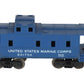 Lionel 6017-50 Vintage O USMC Blue Caboose VG