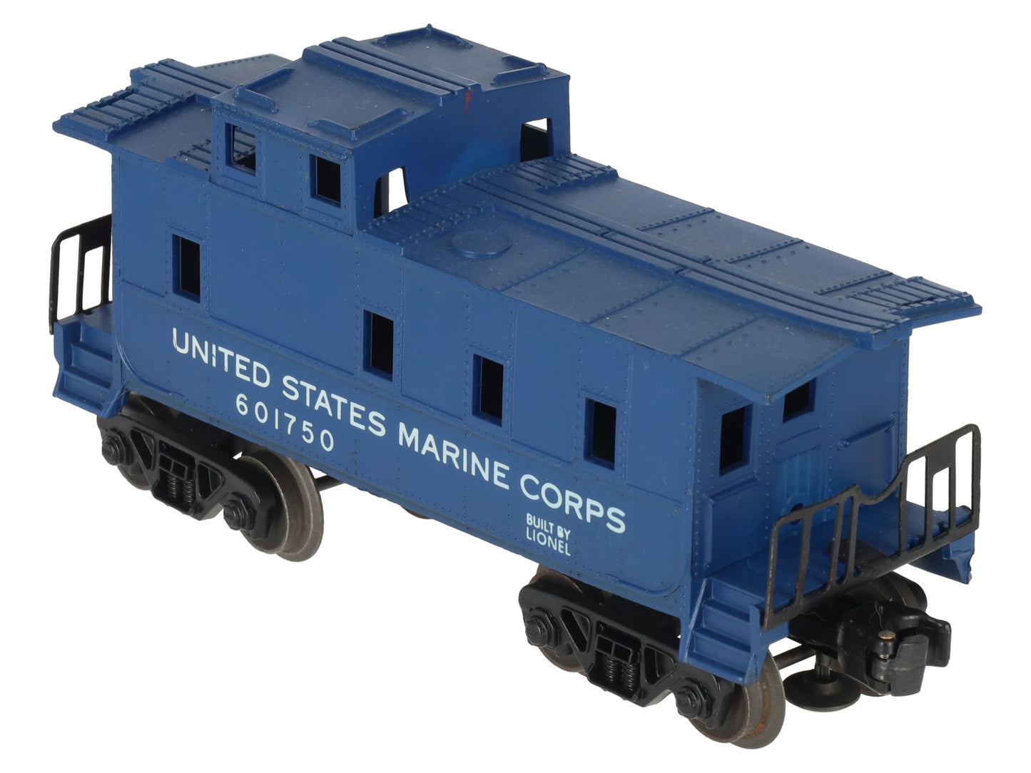 Lionel 6017-50 Vintage O USMC Blue Caboose VG