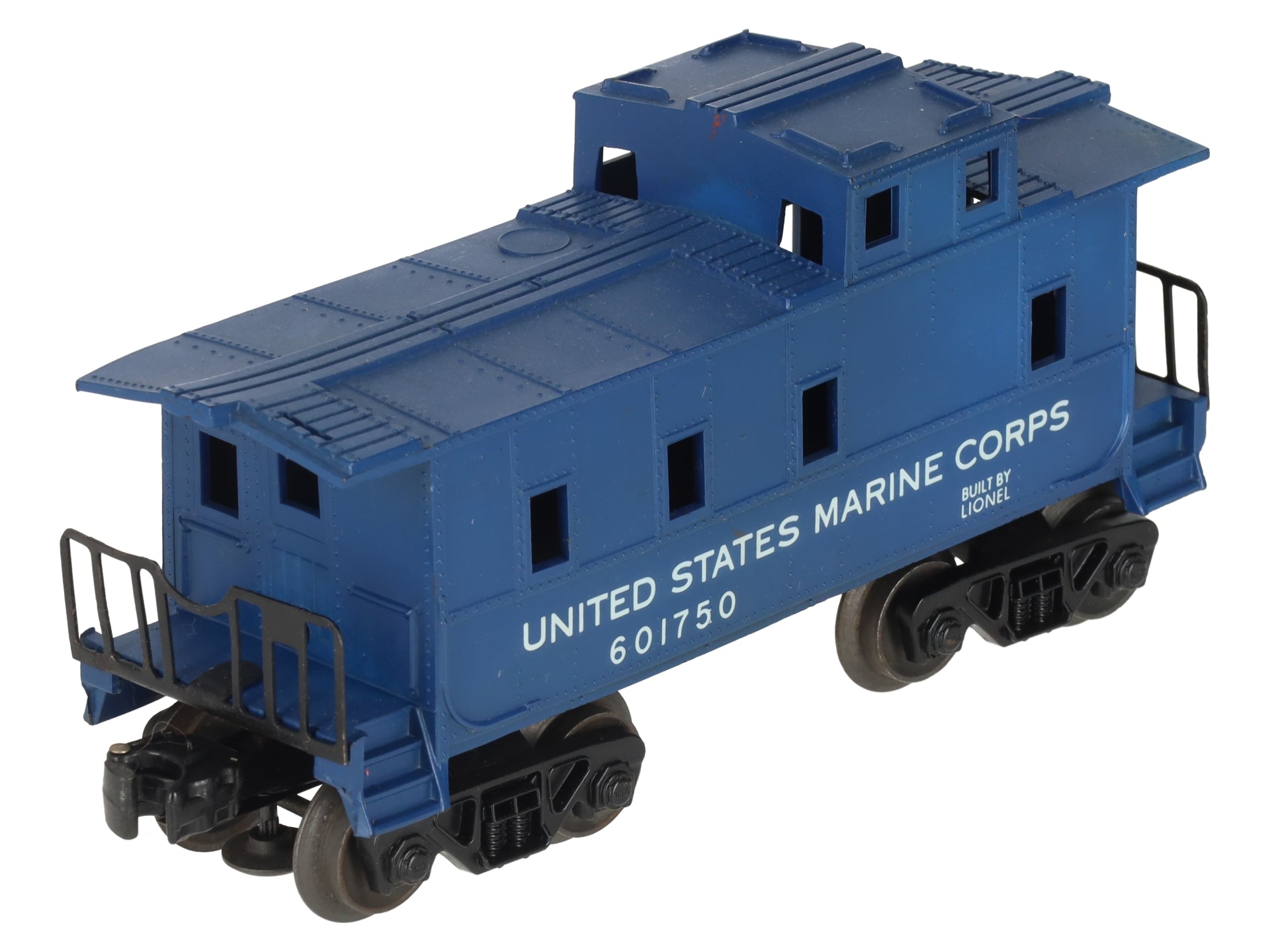 Lionel 6017-50 Vintage O USMC Blue Caboose VG