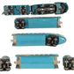 Lionel 265 Vintage O Prewar Blue Streak Set w/ 265E 265W 617 618 619