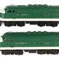 MTH 33-2006-1 O Southern F-3 AA PWRD/Dummy Diesel Engine Set w/PS 2.0 #4165/4168 EX/Box