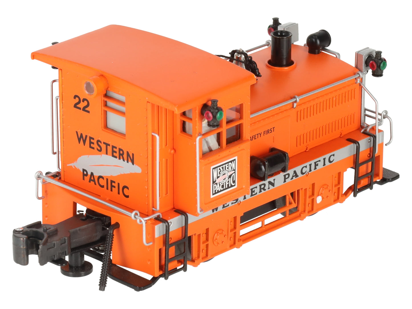 K-Line K2630-19 O Gauge Western Pacific Plymouth Switcher w/ Smoke EX/Box