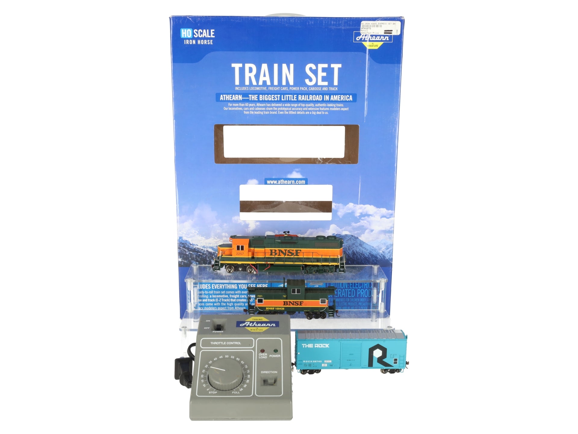 Athearn ATH107 HO BNSF Iron Horse Train Set/Box