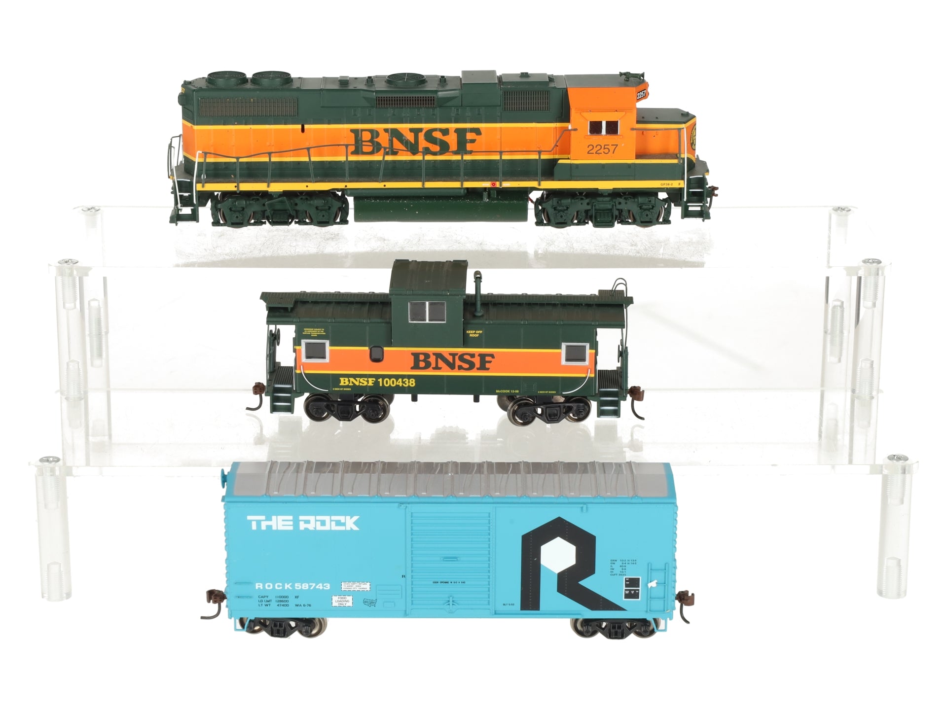 Athearn ATH107 HO BNSF Iron Horse Train Set/Box