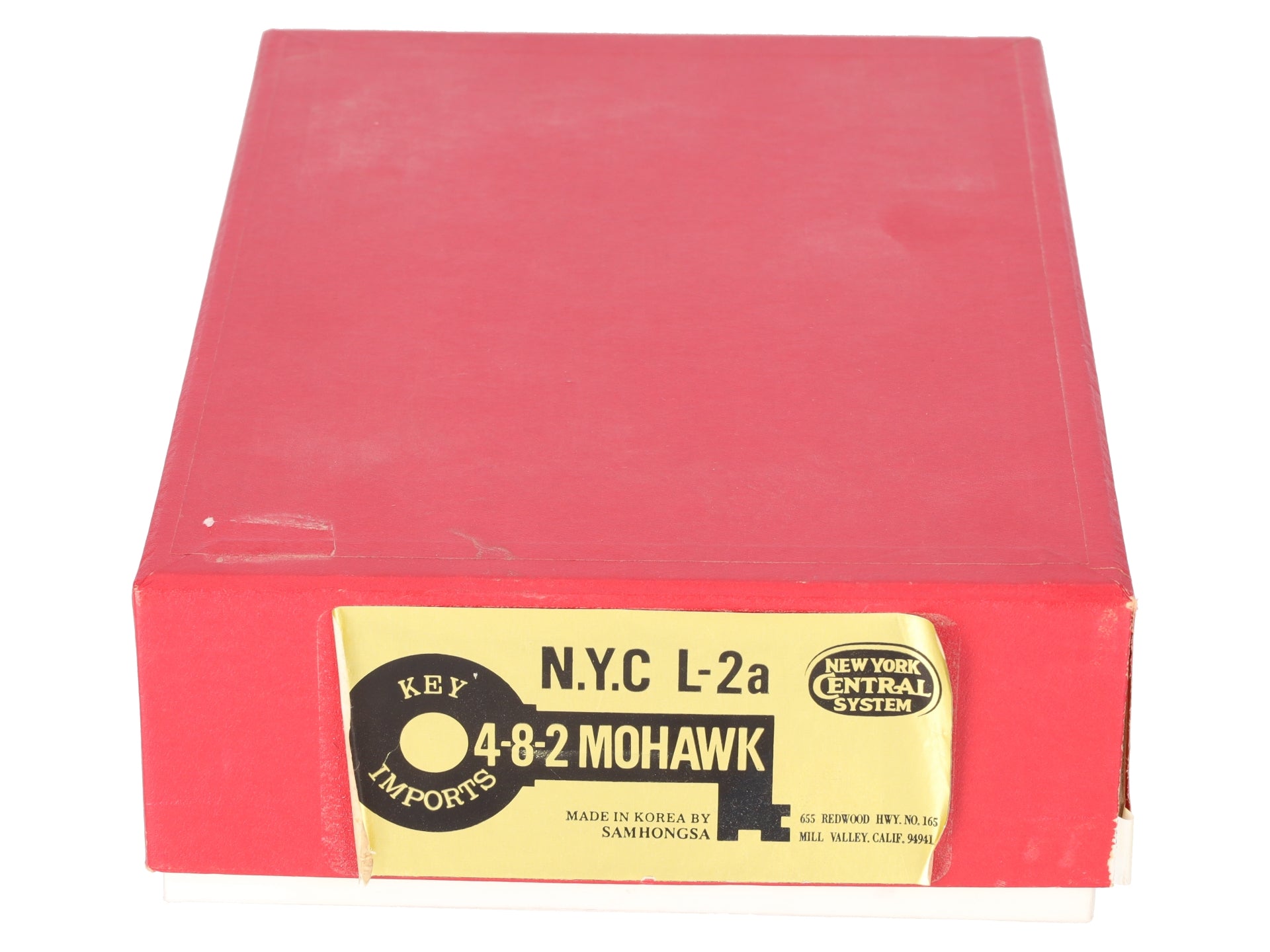 Key Imports HO BRASS NYC L-2a 4-8-2 Mohawk Steam Locomotive & Tender - Painted EX/Box