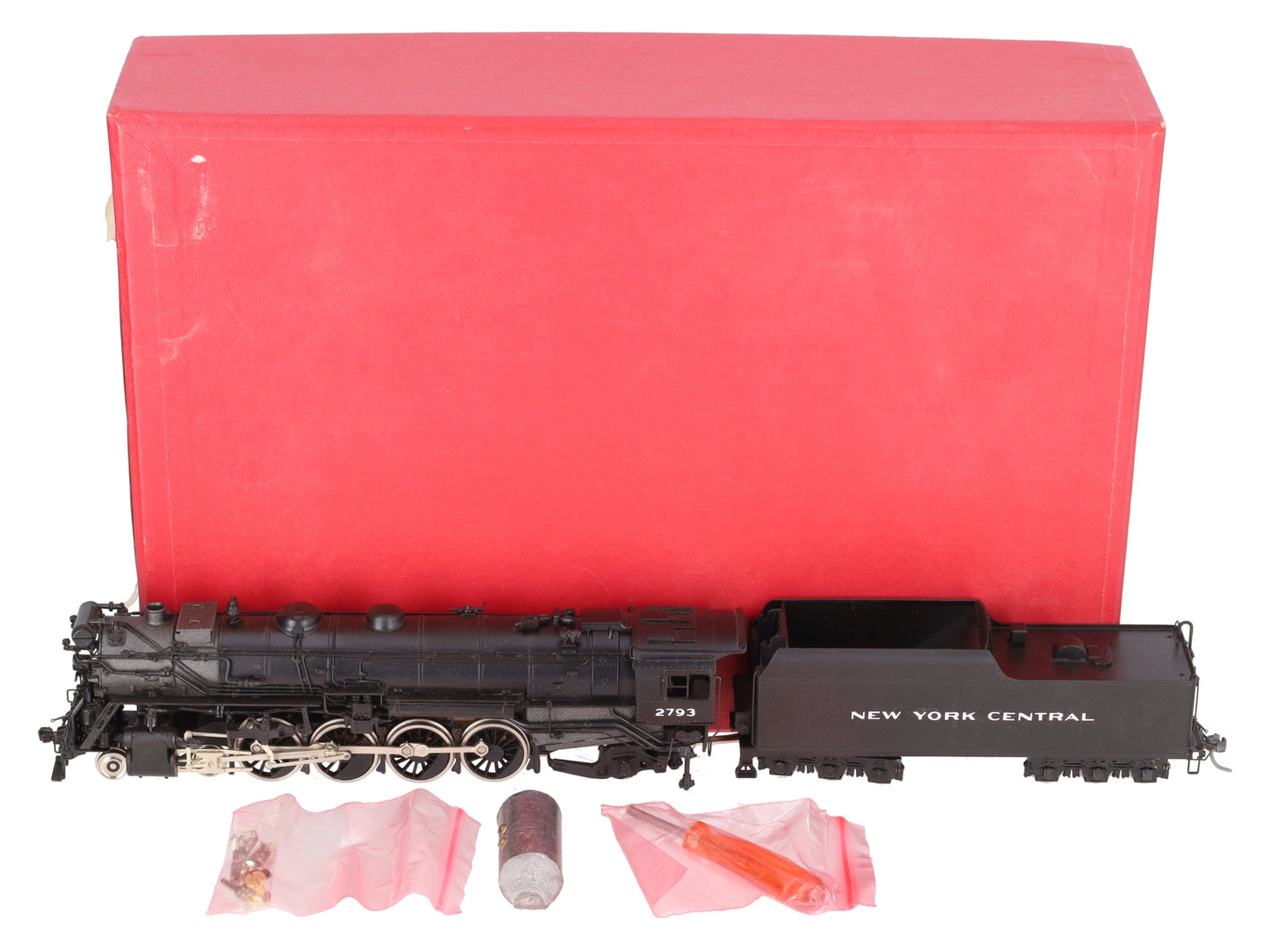 Key Imports HO BRASS NYC L-2a 4-8-2 Mohawk Steam Locomotive & Tender - Painted EX/Box