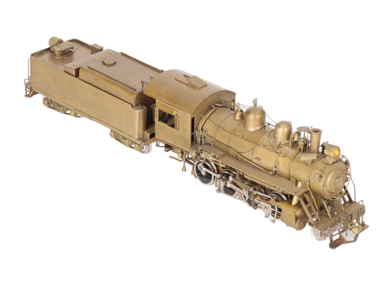 Hallmark Models HO Scale Brass SPT&NO C-24 2-8-0 Steam Locomotive & Tender VG/Box