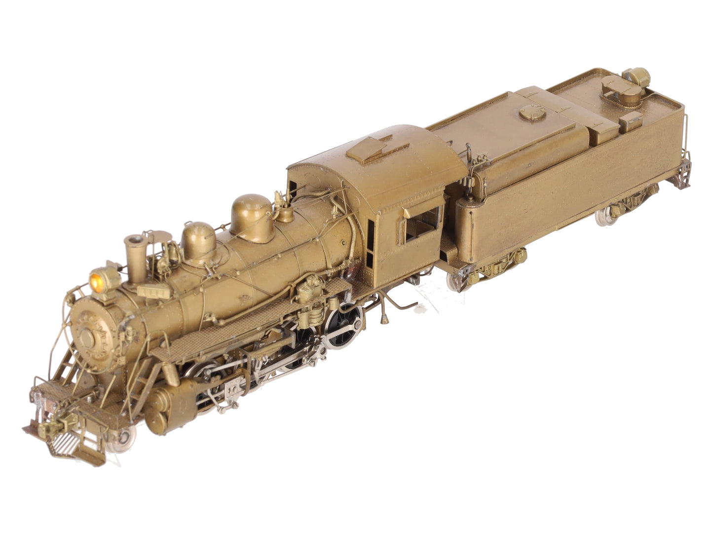 Hallmark Models HO Scale Brass SPT&NO C-24 2-8-0 Steam Locomotive & Tender VG/Box