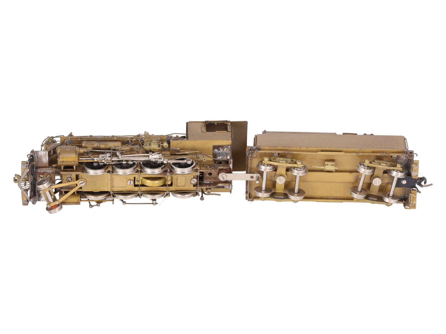 Hallmark Models HO Scale Brass SPT&NO C-24 2-8-0 Steam Locomotive & Tender VG/Box