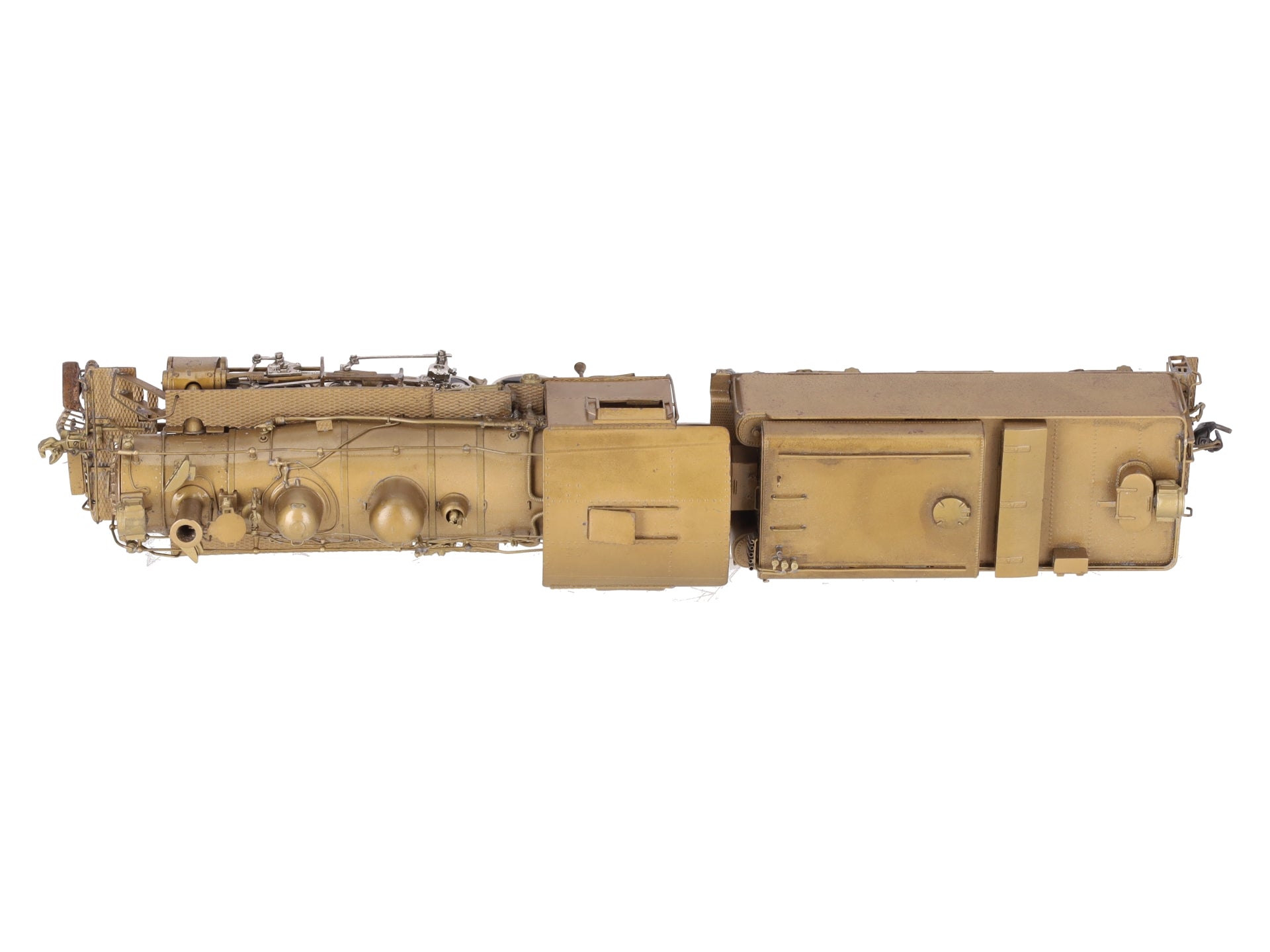 Hallmark Models HO Scale Brass SPT&NO C-24 2-8-0 Steam Locomotive & Tender VG/Box