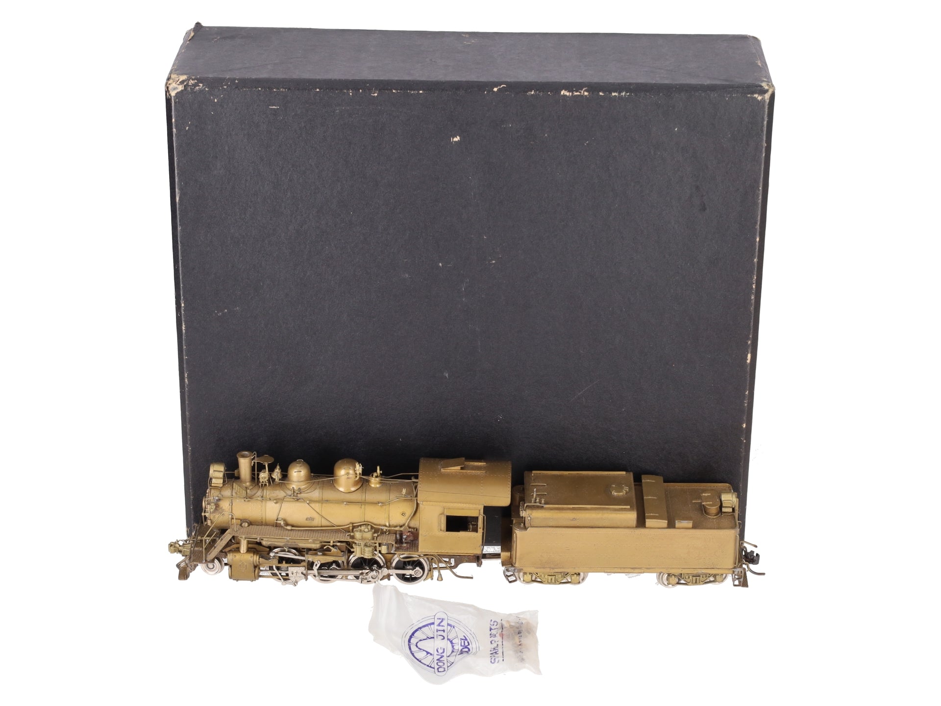 Hallmark Models HO Scale Brass SPT&NO C-24 2-8-0 Steam Locomotive & Tender VG/Box