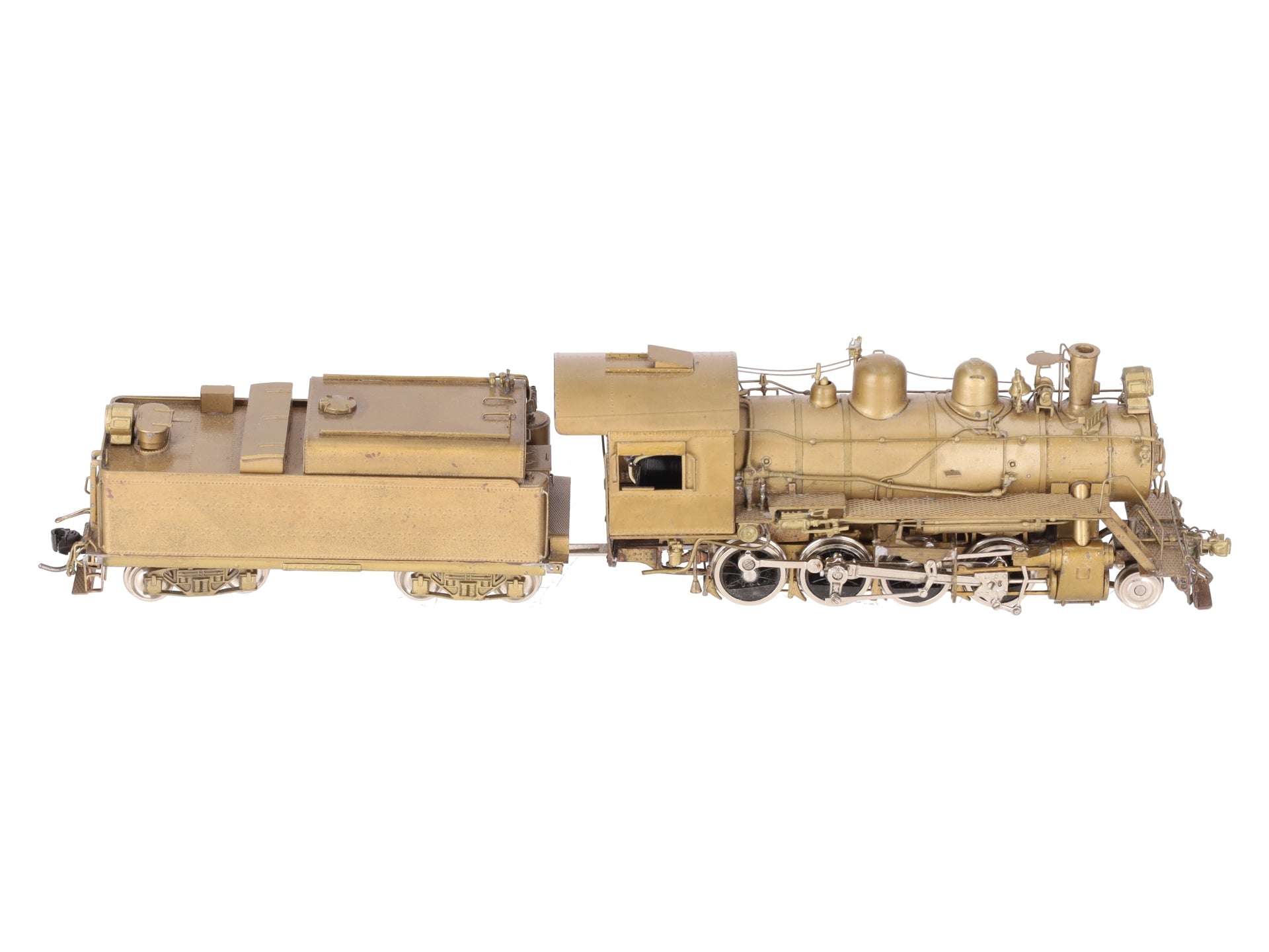 Hallmark Models HO Scale Brass SPT&NO C-24 2-8-0 Steam Locomotive & Tender VG/Box