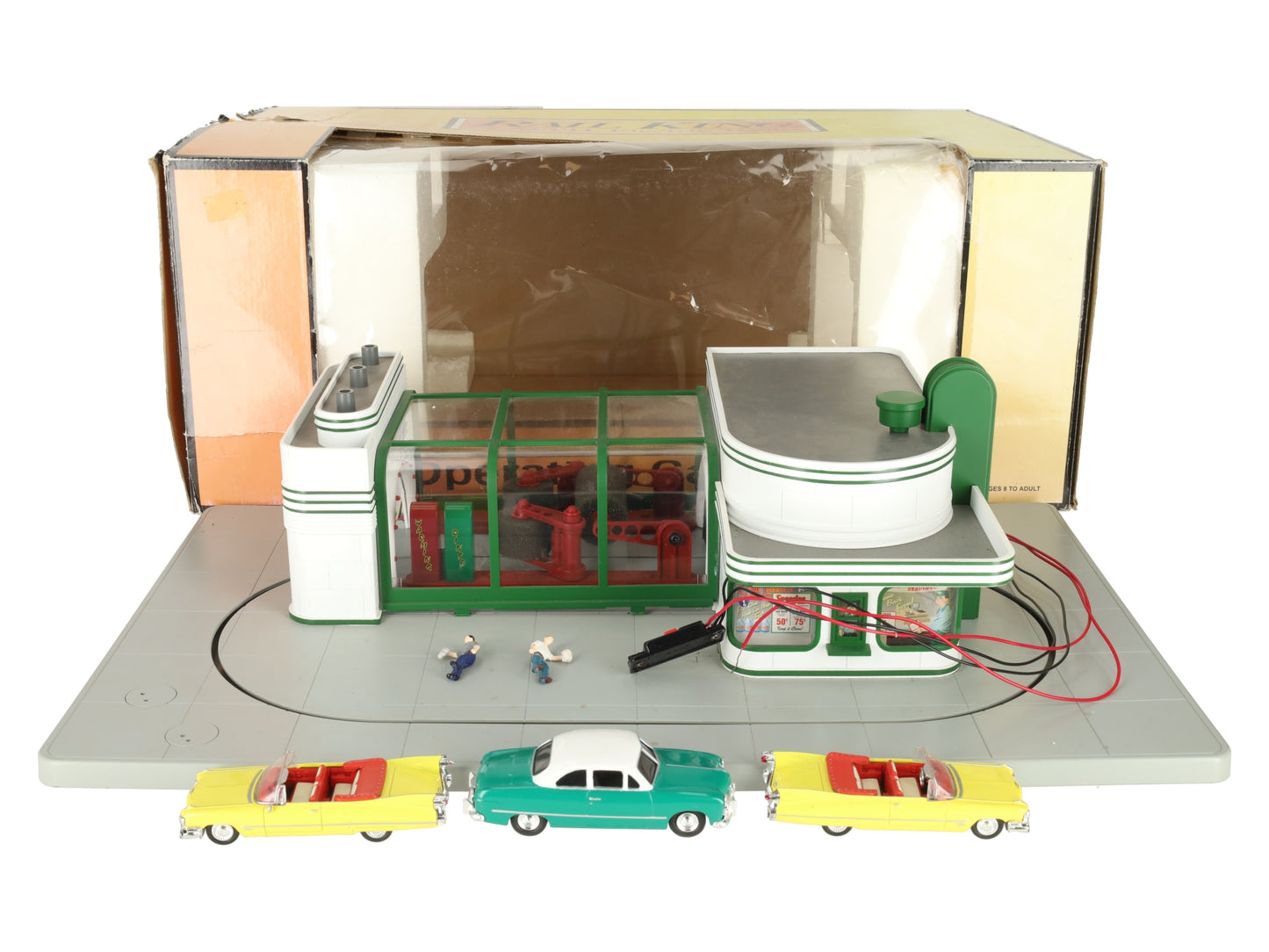 MTH 30-9104 O Scale Speedy Operating Animated Car Wash EX/Box