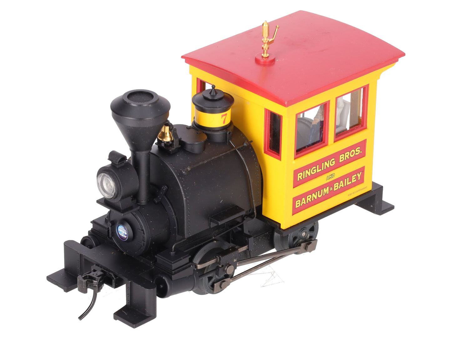 K-Line 6-21230 O-Gauge Ringling Brothers 0-4-0 Porter Steam Locomotive #7 LN/Box