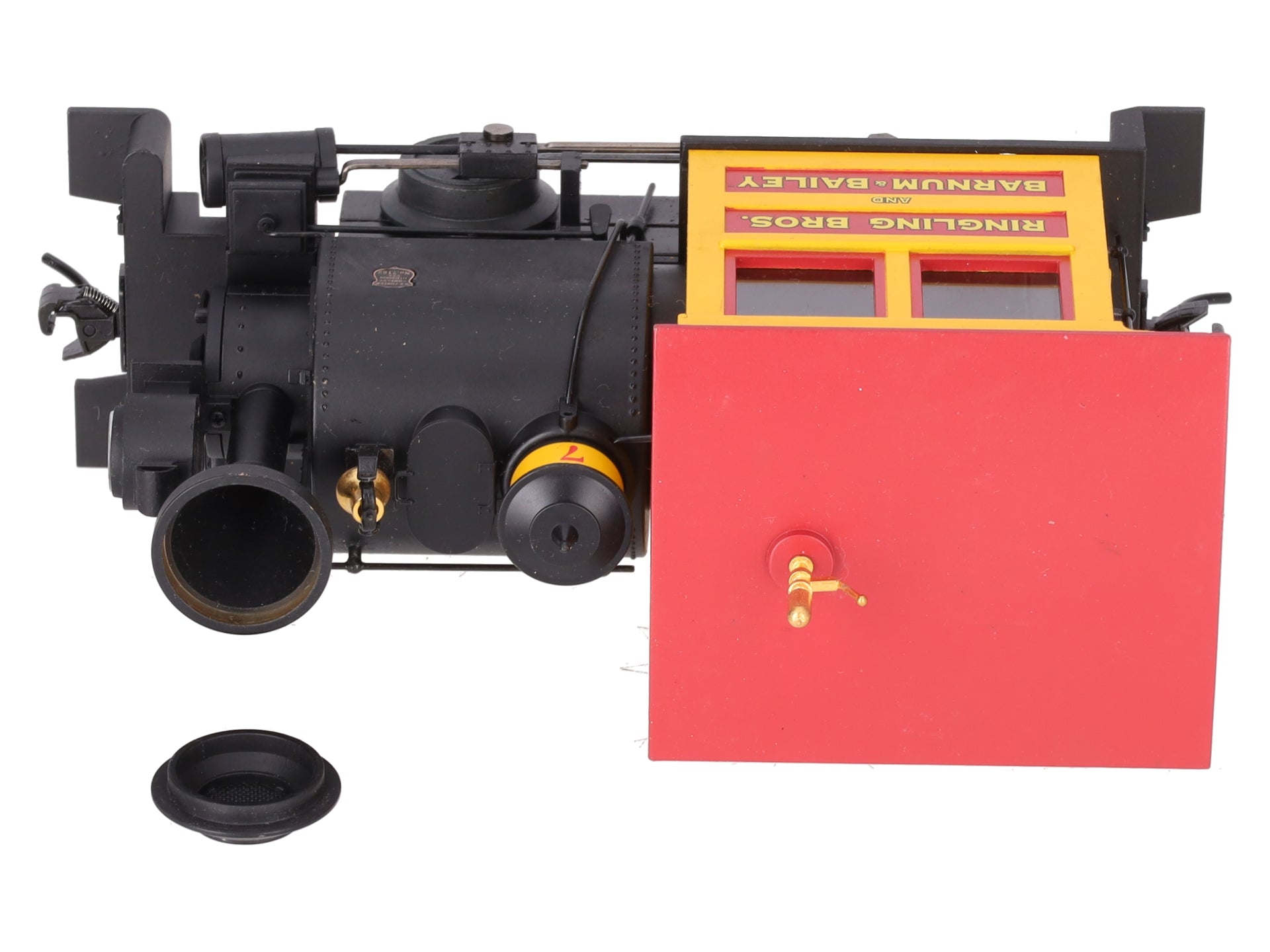 K-Line 6-21230 O-Gauge Ringling Brothers 0-4-0 Porter Steam Locomotive #7 LN/Box
