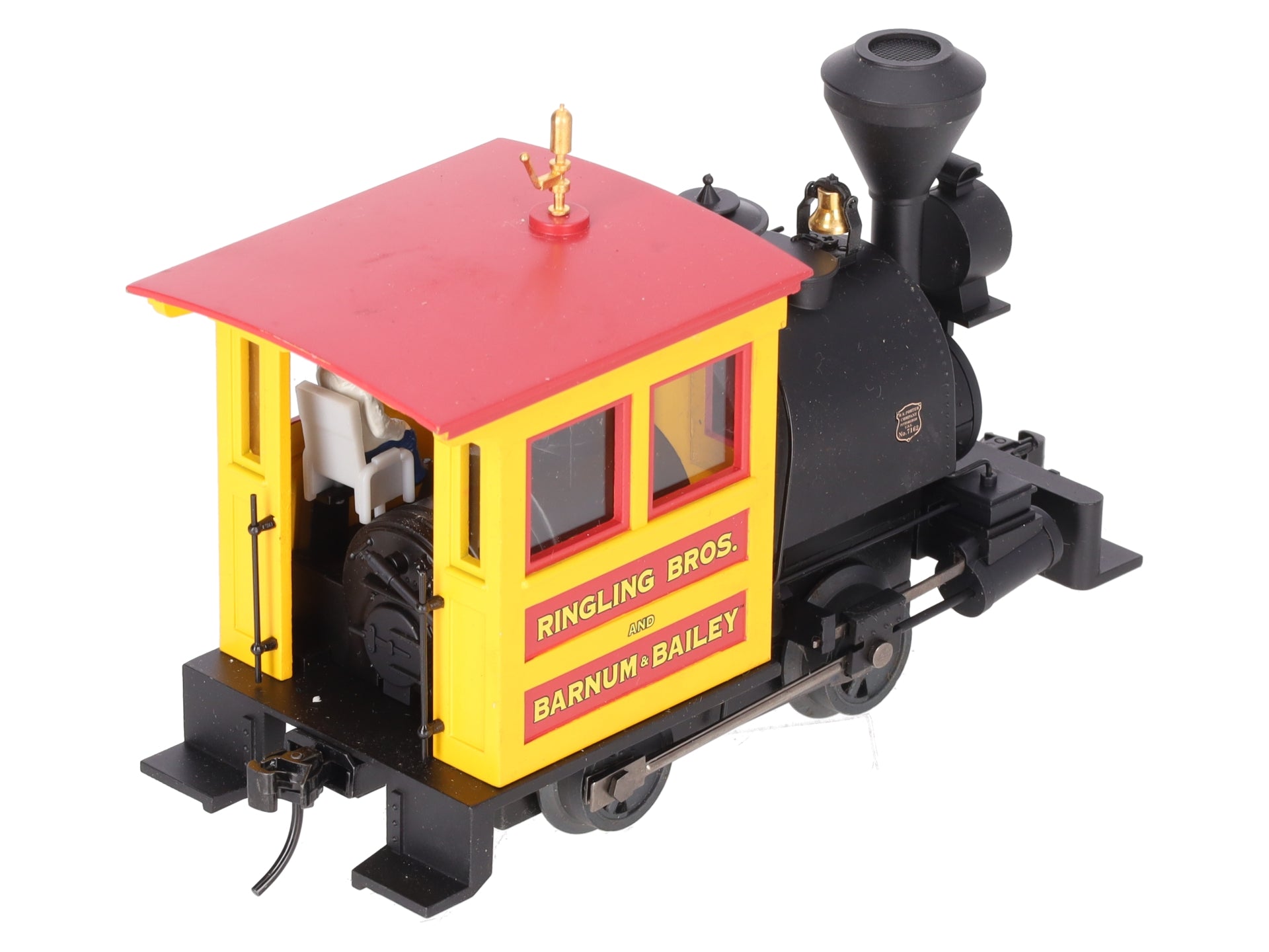 K-Line 6-21230 O-Gauge Ringling Brothers 0-4-0 Porter Steam Locomotive #7 LN/Box