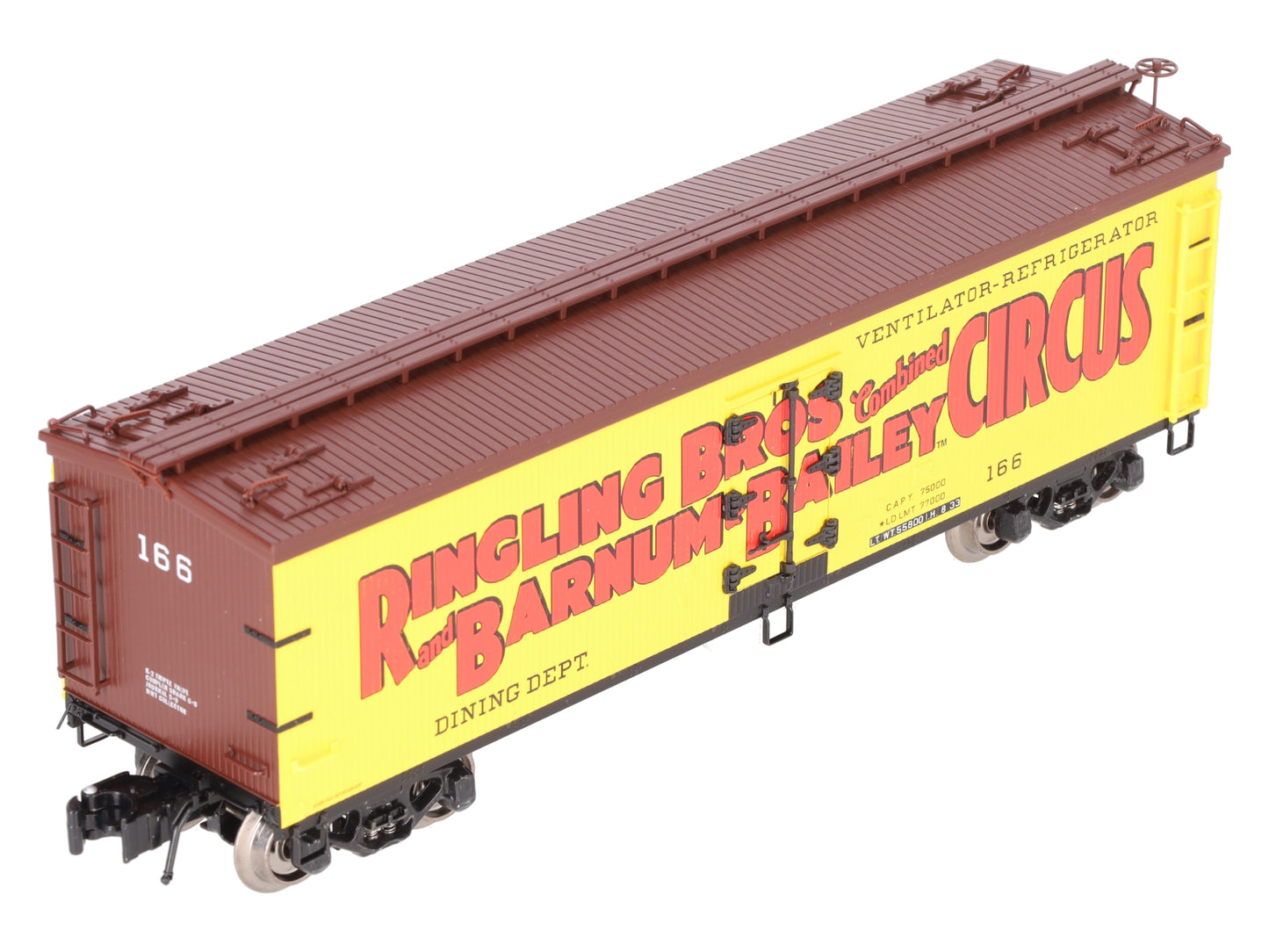 K-Line 6-22249 O Ringling Bros Dining Dept Scale Wood-Sided Reefer NIB