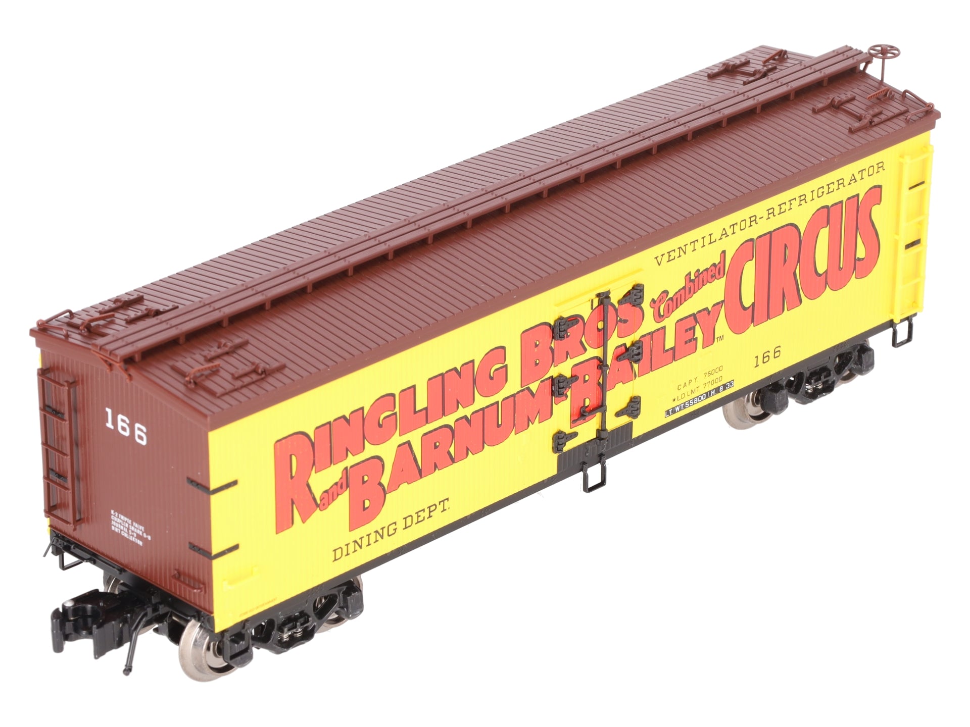 K-Line 6-22249 O Ringling Bros Dining Dept Scale Wood-Sided Reefer NIB