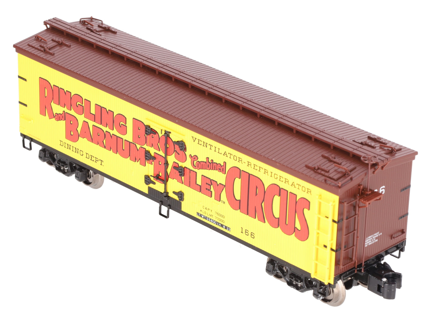 K-Line 6-22249 O Ringling Bros Dining Dept Scale Wood-Sided Reefer NIB