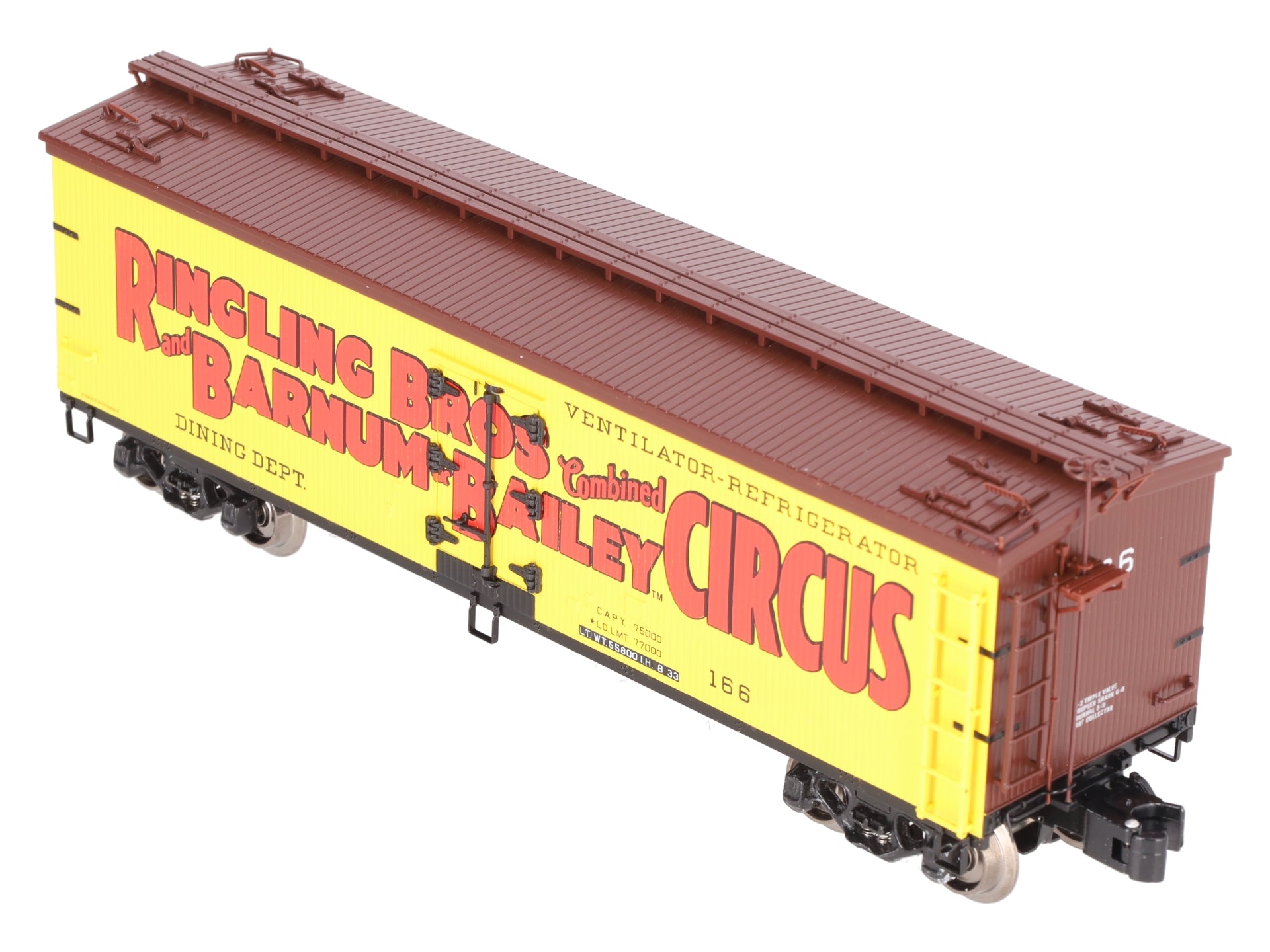 K-Line 6-22249 O Ringling Bros Dining Dept Scale Wood-Sided Reefer NIB