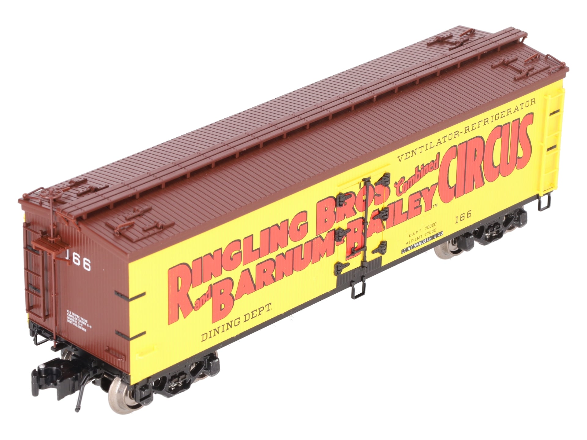 K-Line 6-22249 O Ringling Bros Dining Dept Scale Wood-Sided Reefer NIB