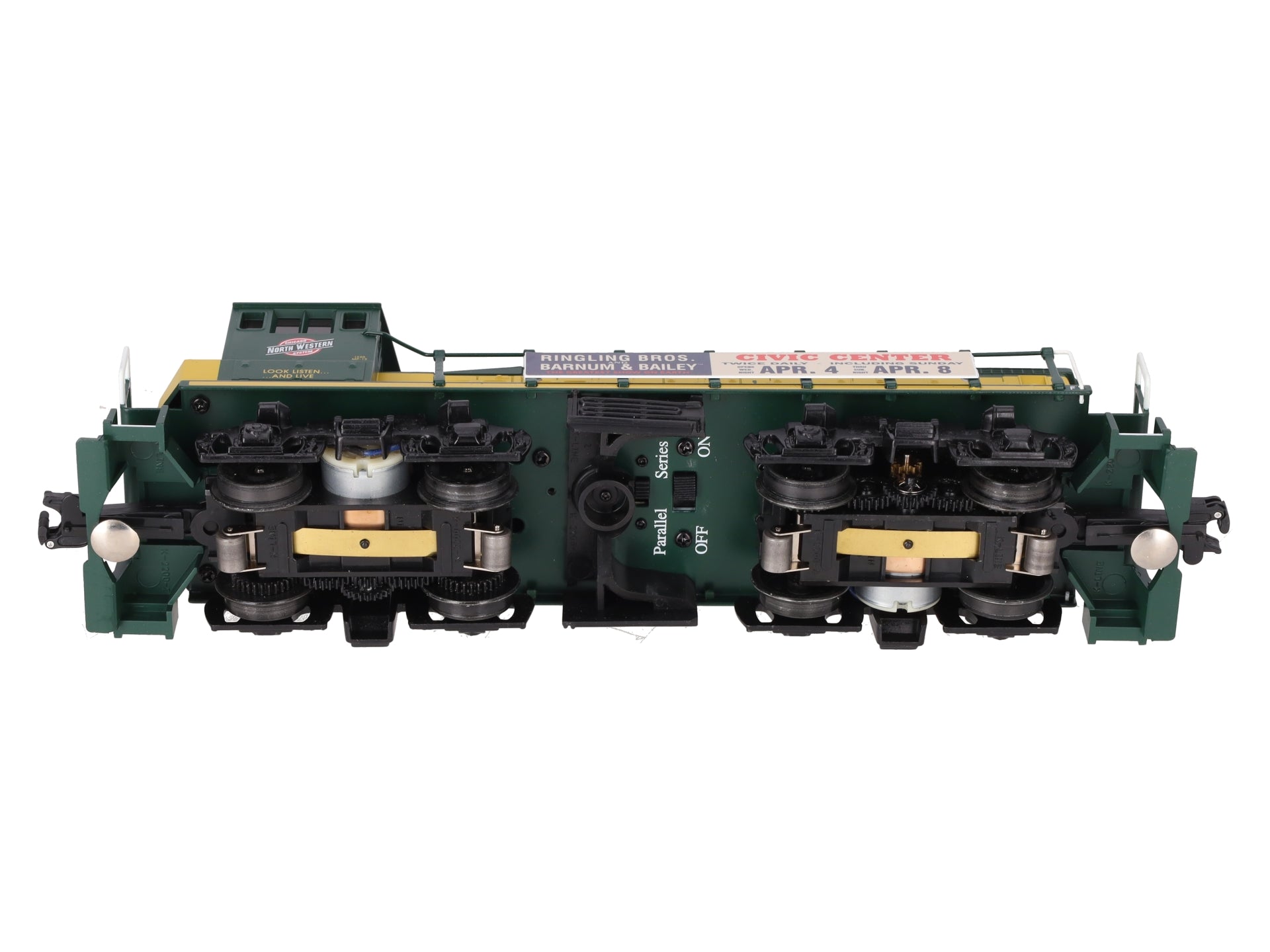 K-Line 6-21692 O C&NW MP-15 W/ Ringling Bros. Banner #1305 LN/Box