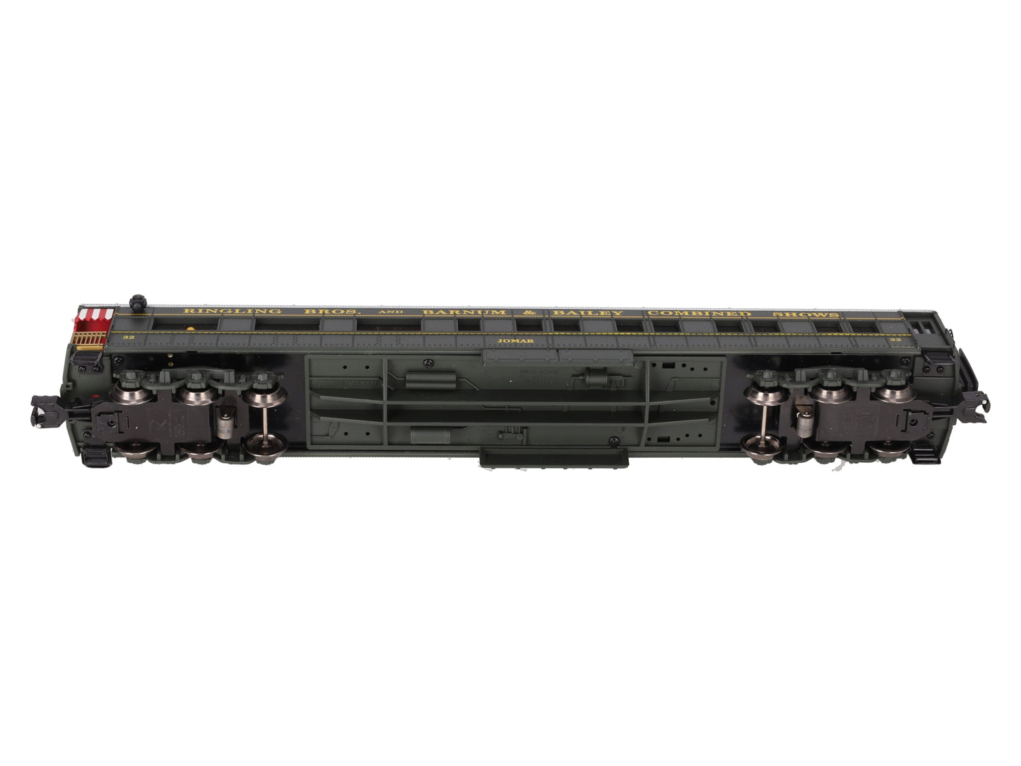 K-Line 6-22225 O Gauge Ringling Bros "Jomar" 18" Heavyweight Private Car #32 LN/Box
