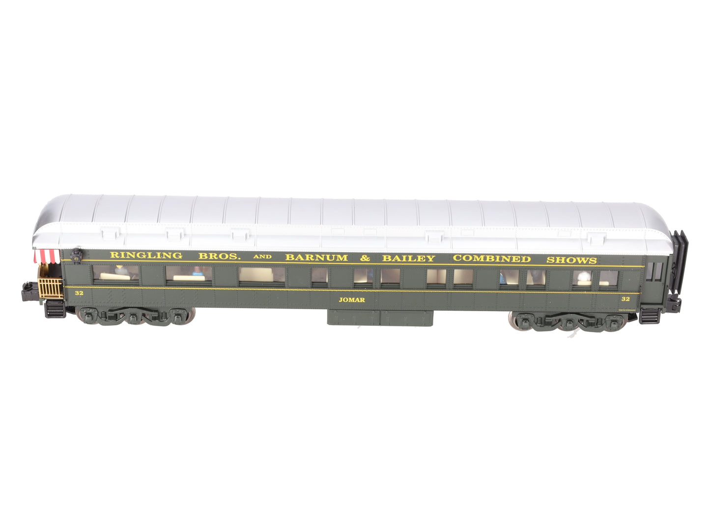 K-Line 6-22225 O Gauge Ringling Bros "Jomar" 18" Heavyweight Private Car #32 LN/Box