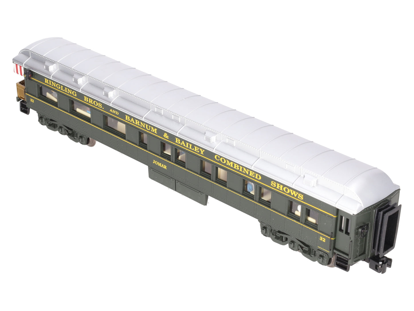 K-Line 6-22225 O Gauge Ringling Bros "Jomar" 18" Heavyweight Private Car #32 LN/Box