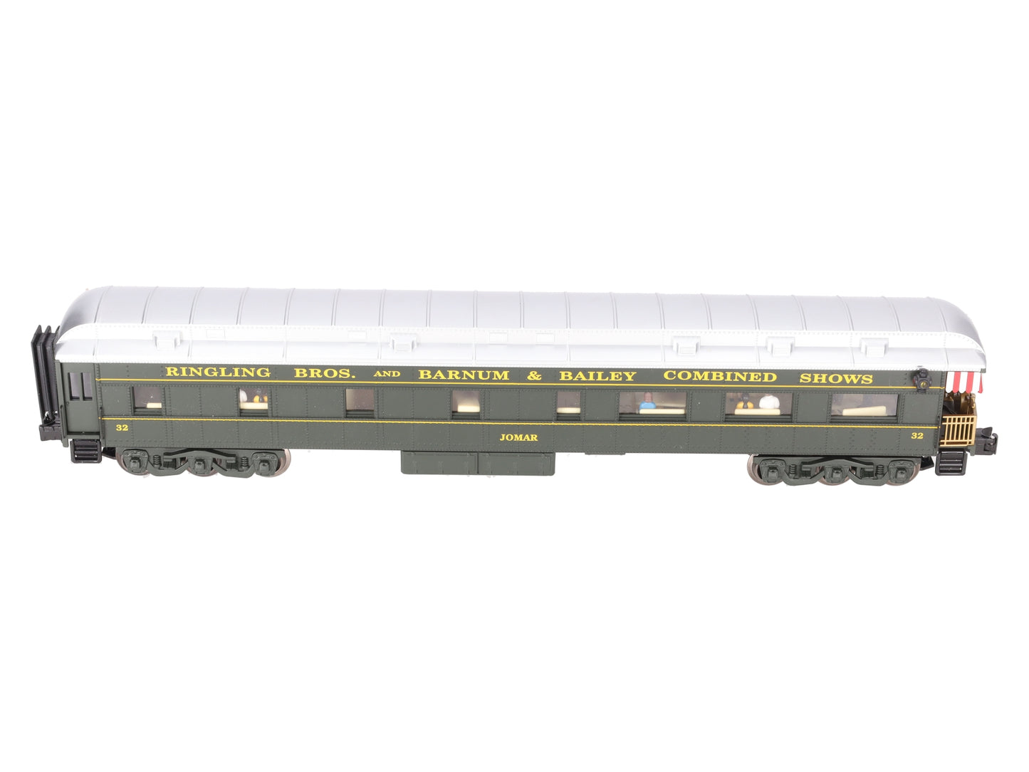 K-Line 6-22225 O Gauge Ringling Bros "Jomar" 18" Heavyweight Private Car #32 LN/Box