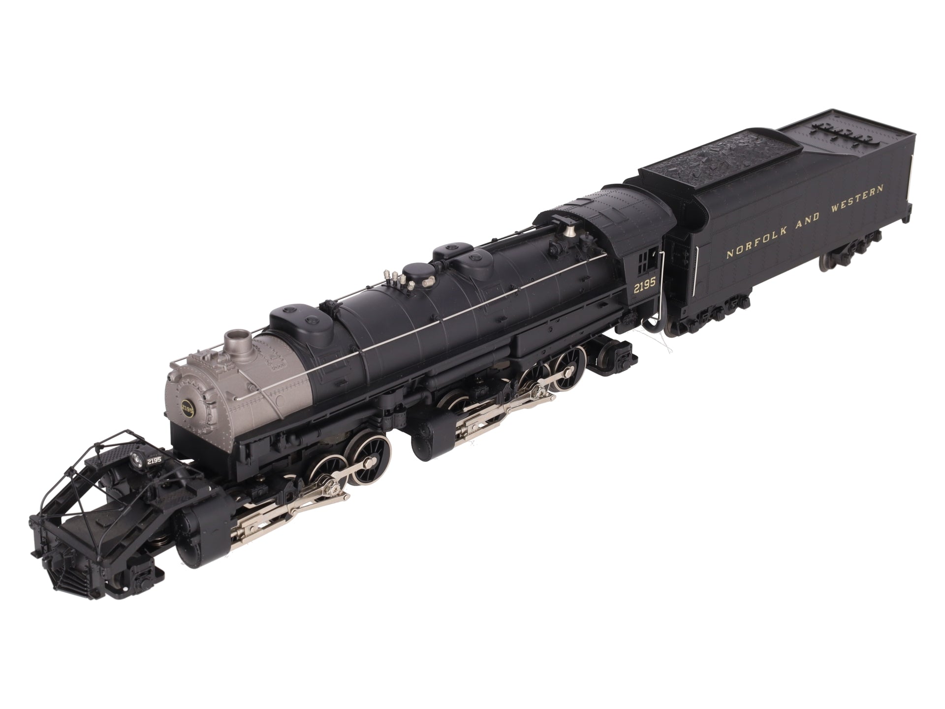 MTH 30-1163-1 O Norfolk & Western 2-8-8-2 Y6B Steam Locomotive #2195 w/PS2 EX/Box