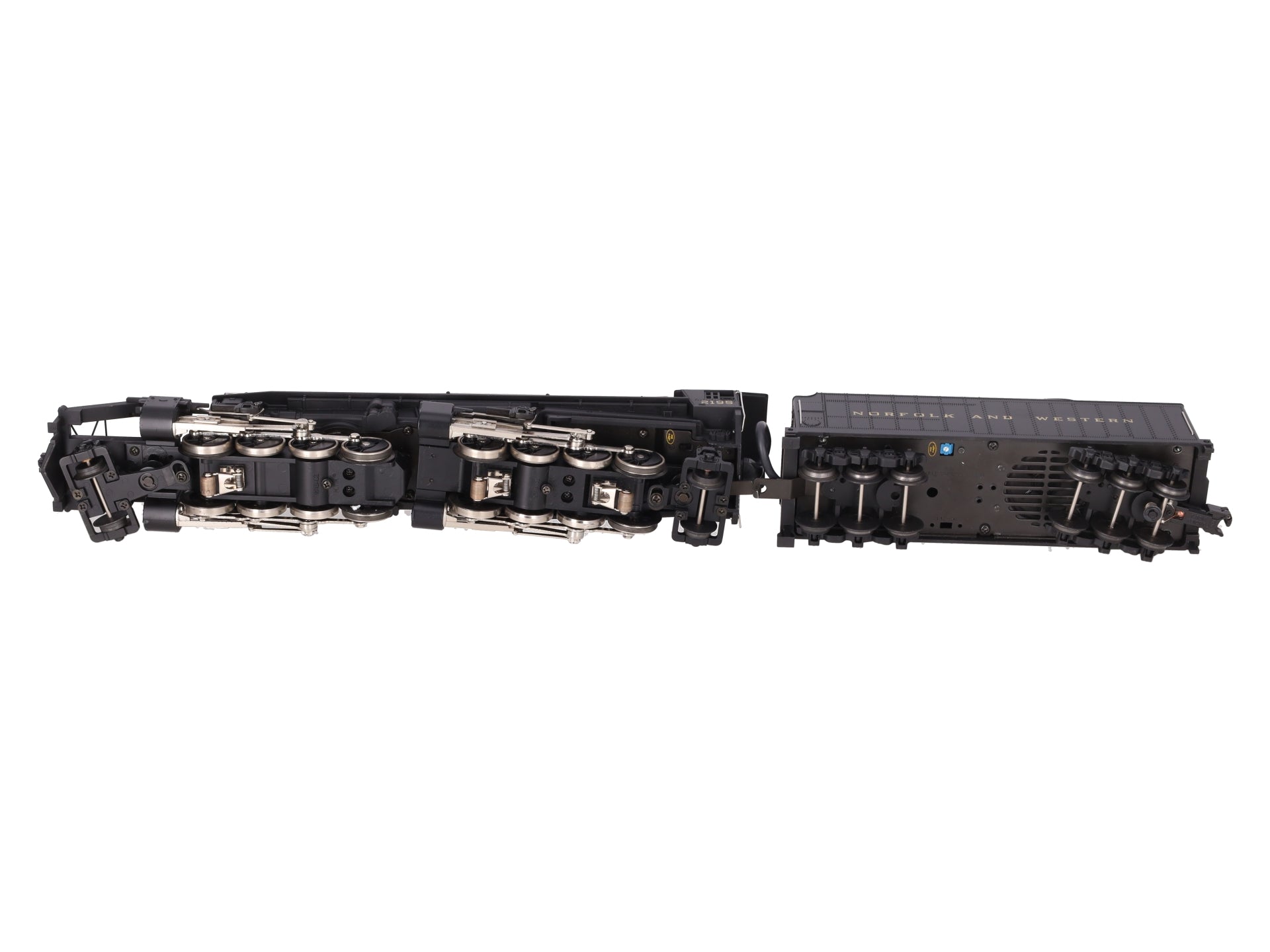 MTH 30-1163-1 O Norfolk & Western 2-8-8-2 Y6B Steam Locomotive #2195 w/PS2 EX/Box