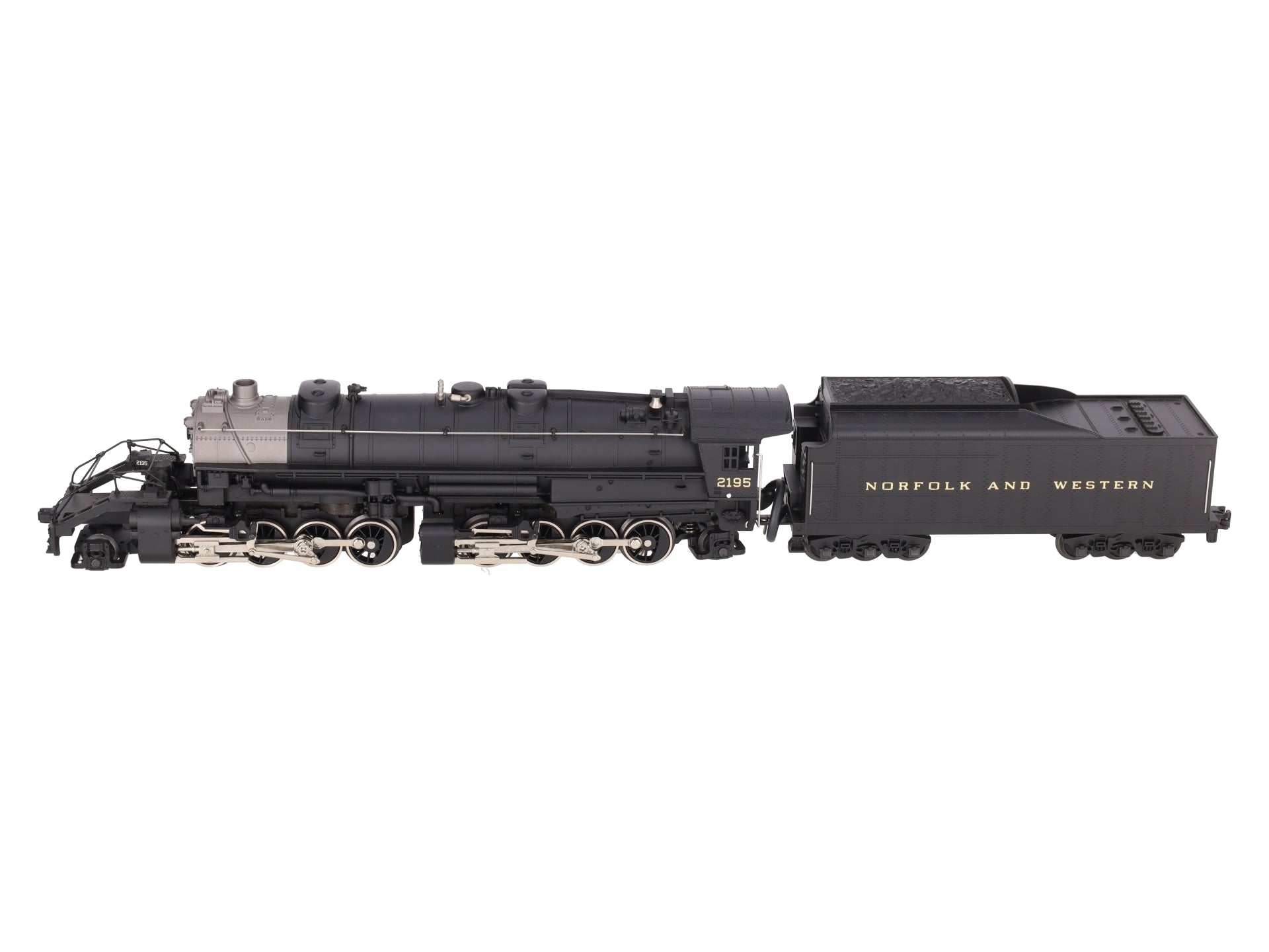 MTH 30-1163-1 O Norfolk & Western 2-8-8-2 Y6B Steam Locomotive #2195 w/PS2 EX/Box