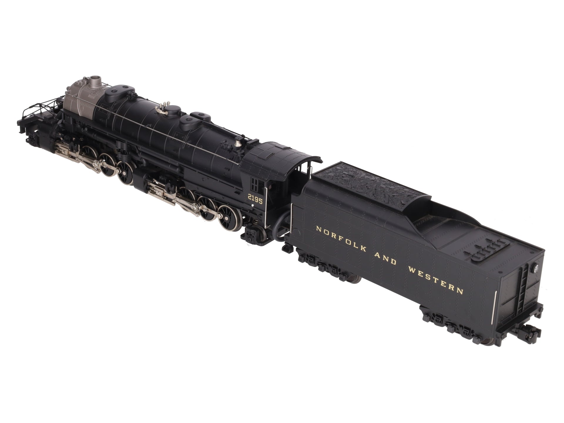 MTH 30-1163-1 O Norfolk & Western 2-8-8-2 Y6B Steam Locomotive #2195 w/PS2 EX/Box