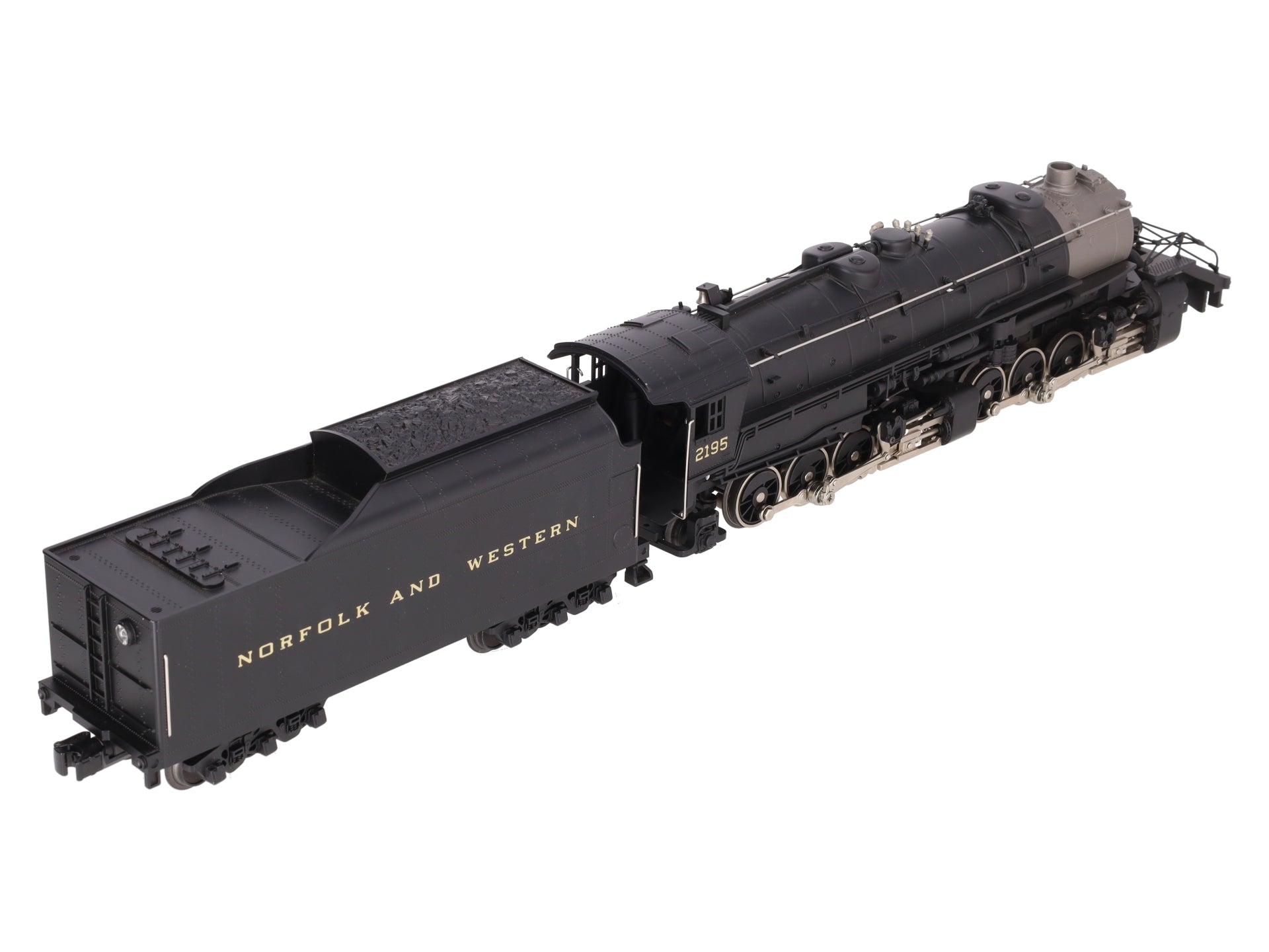 MTH 30-1163-1 O Norfolk & Western 2-8-8-2 Y6B Steam Locomotive #2195 w/PS2 EX/Box
