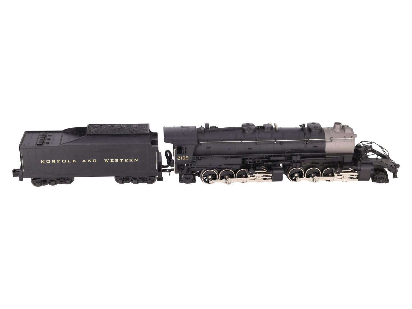 MTH 30-1163-1 O Norfolk & Western 2-8-8-2 Y6B Steam Locomotive #2195 w/PS2 EX/Box