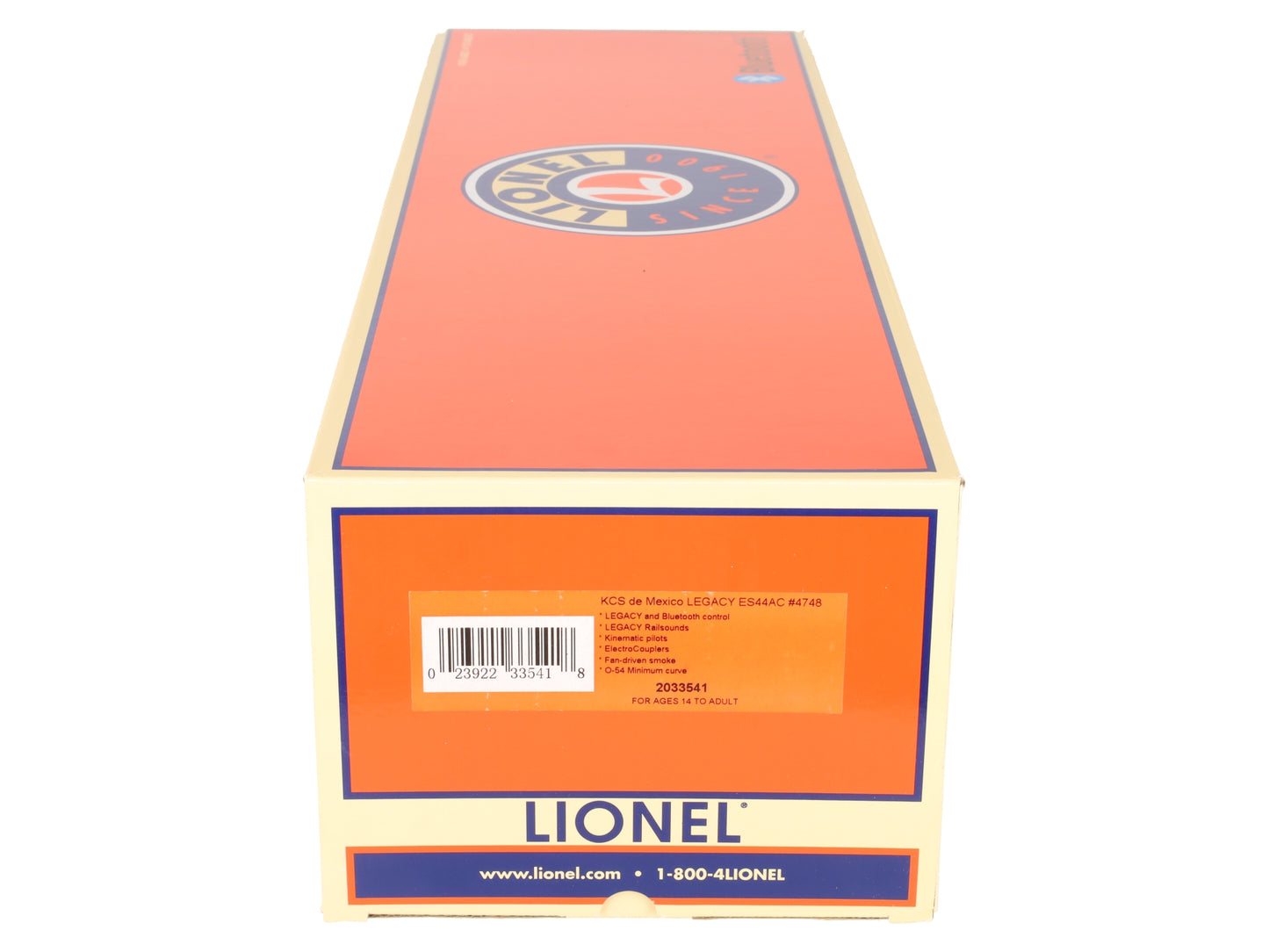 Lionel 2033541 O Kansas City Southern de Mexico ES44AC Diesel Engine #4748 LN/Box