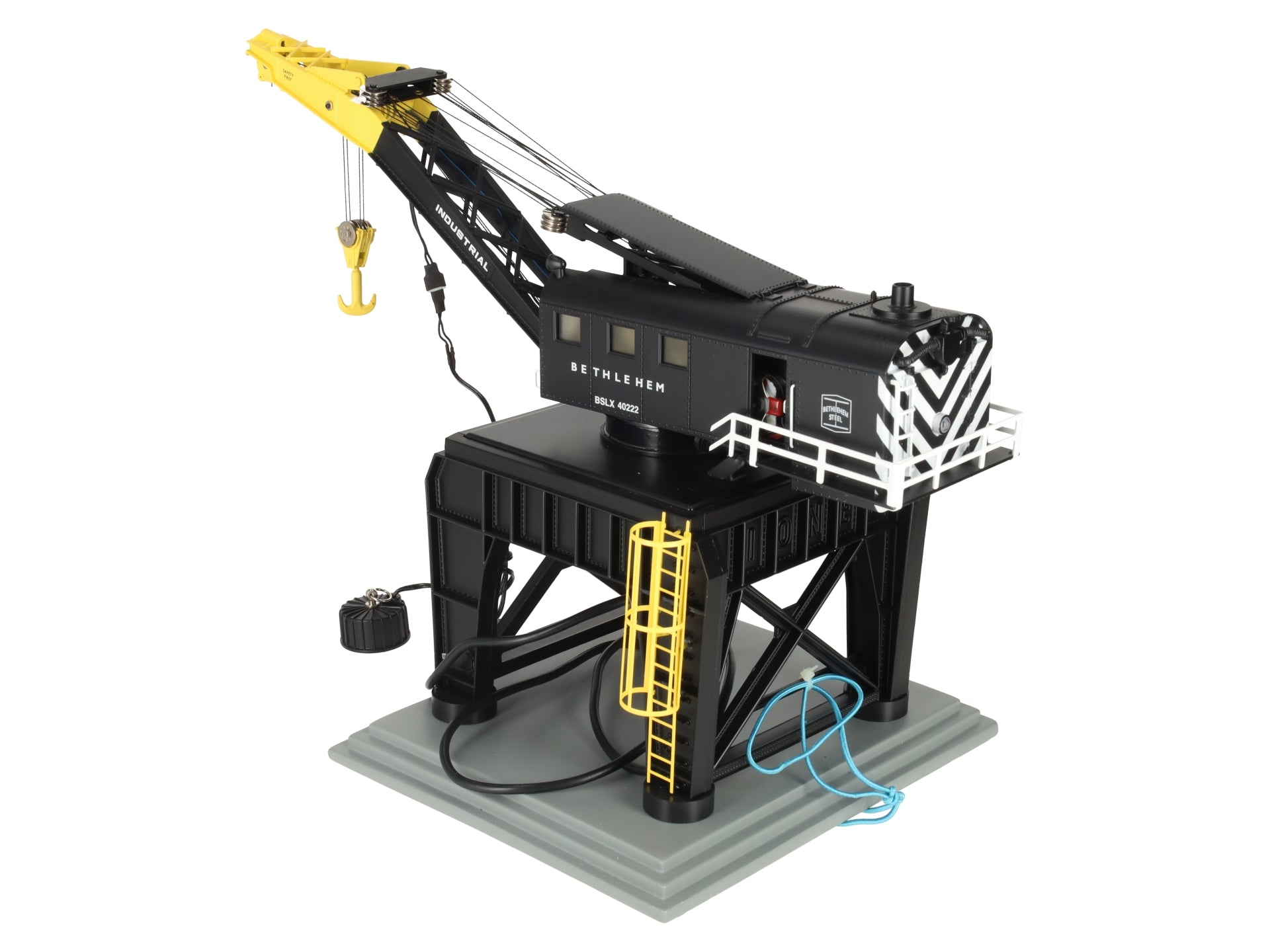 Lionel 6-82055 O Gauge Bethlehem Steel Command Control Trackside Crane w LEGACY EX/Box
