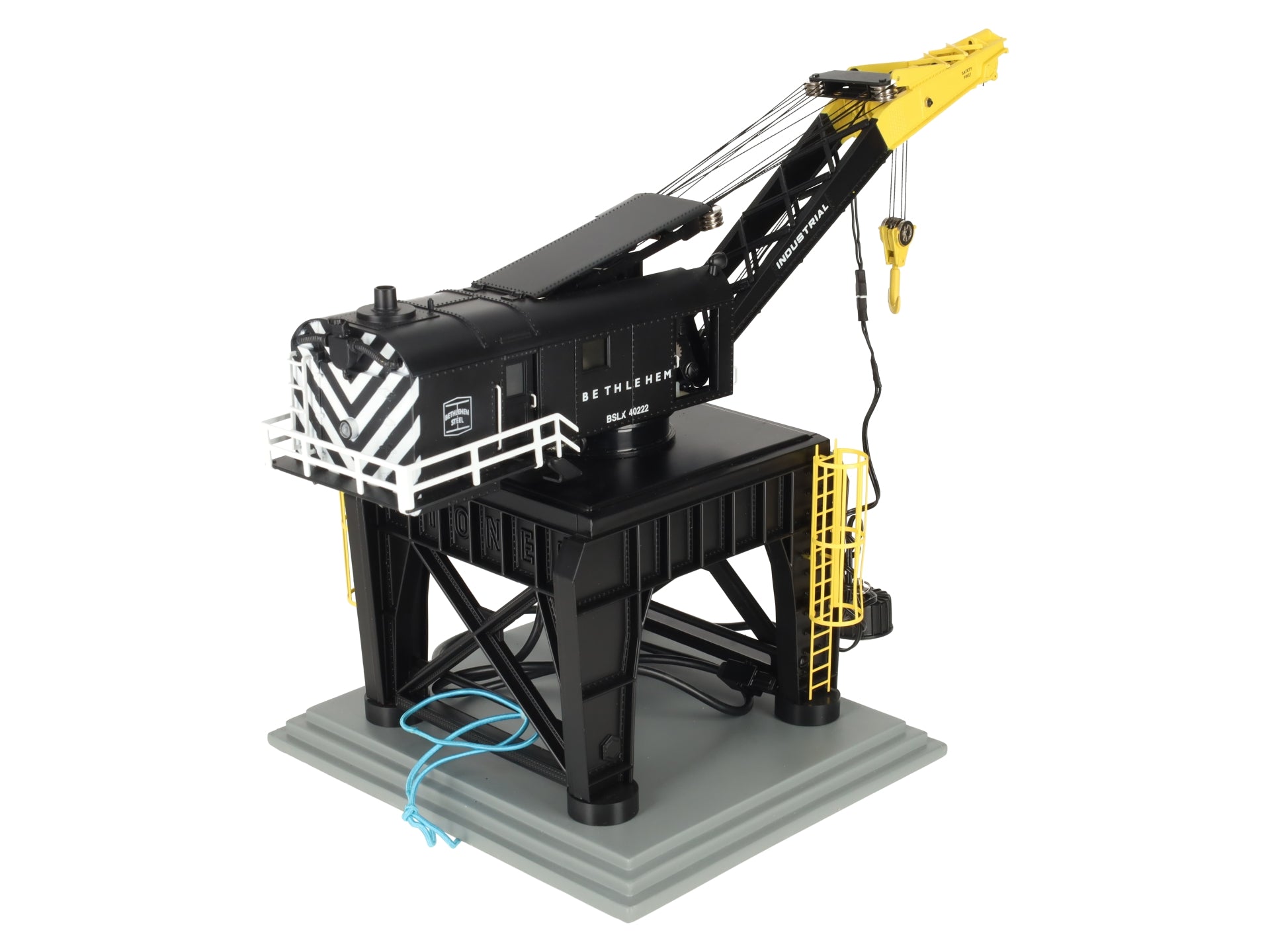Lionel 6-82055 O Gauge Bethlehem Steel Command Control Trackside Crane w LEGACY EX/Box
