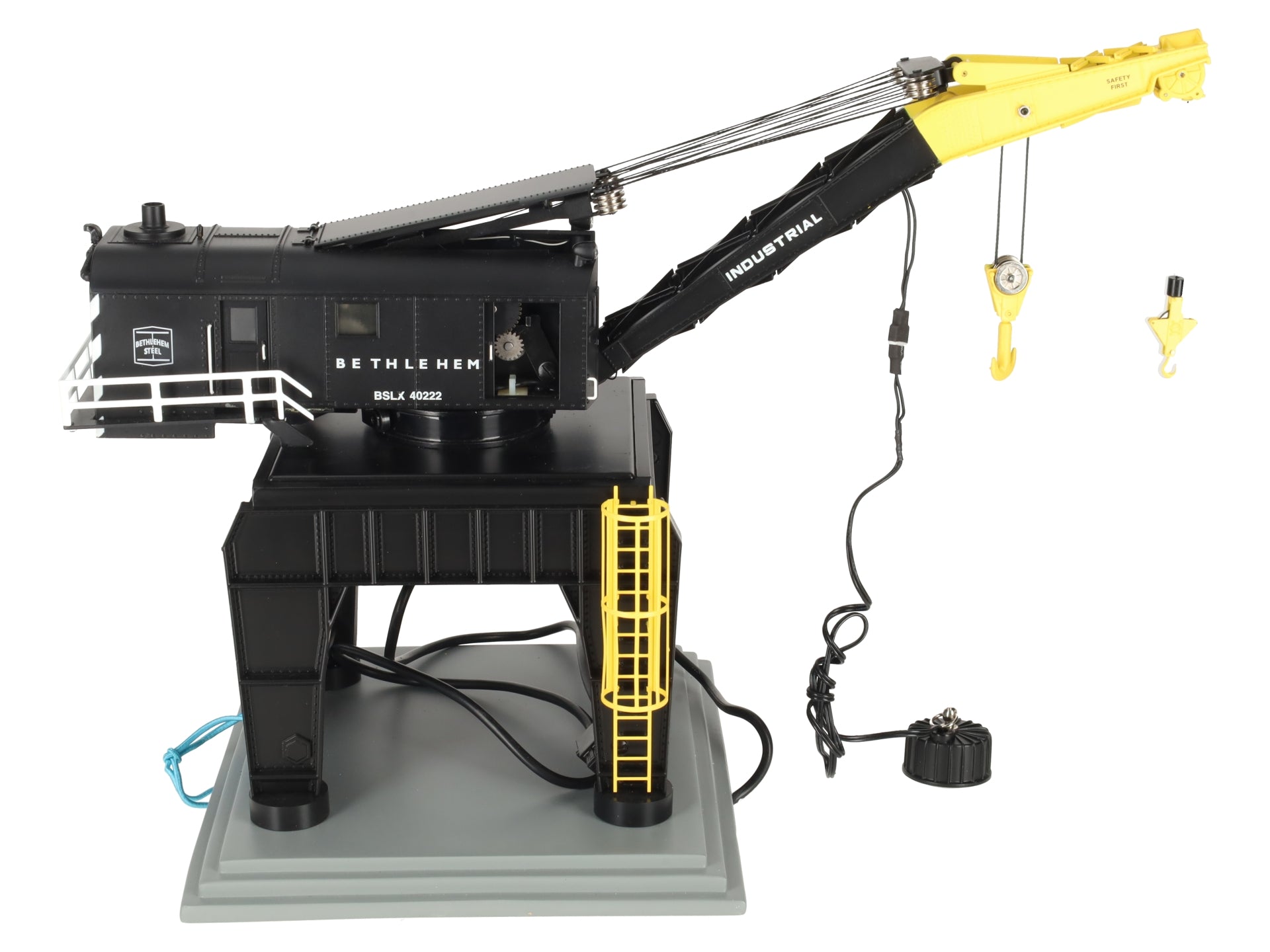 Lionel 6-82055 O Gauge Bethlehem Steel Command Control Trackside Crane w LEGACY EX/Box