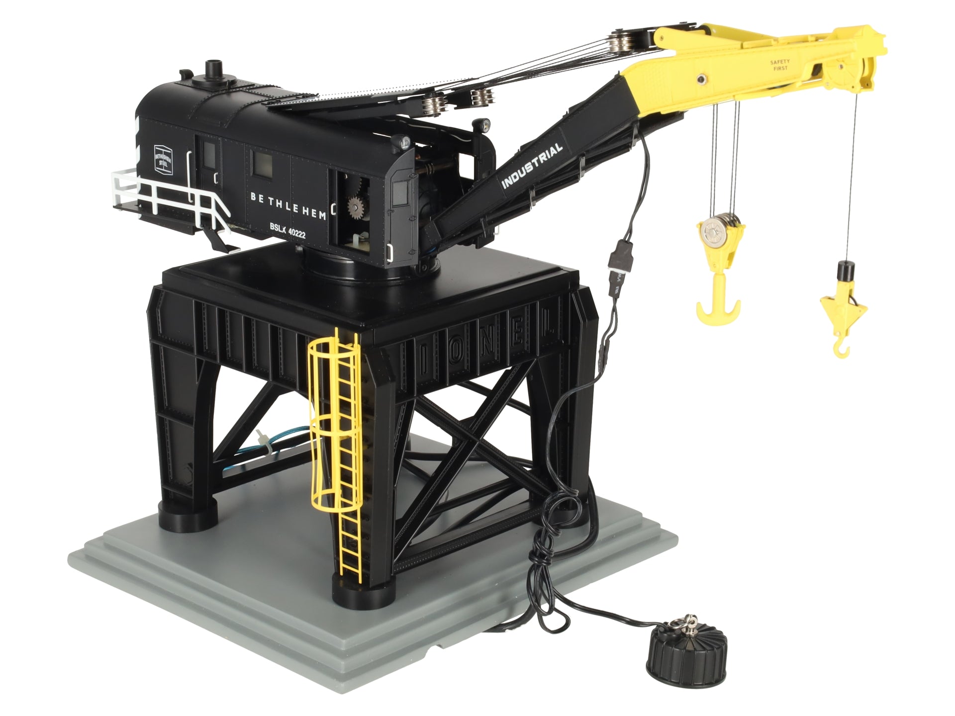 Lionel 6-82055 O Gauge Bethlehem Steel Command Control Trackside Crane w LEGACY EX/Box